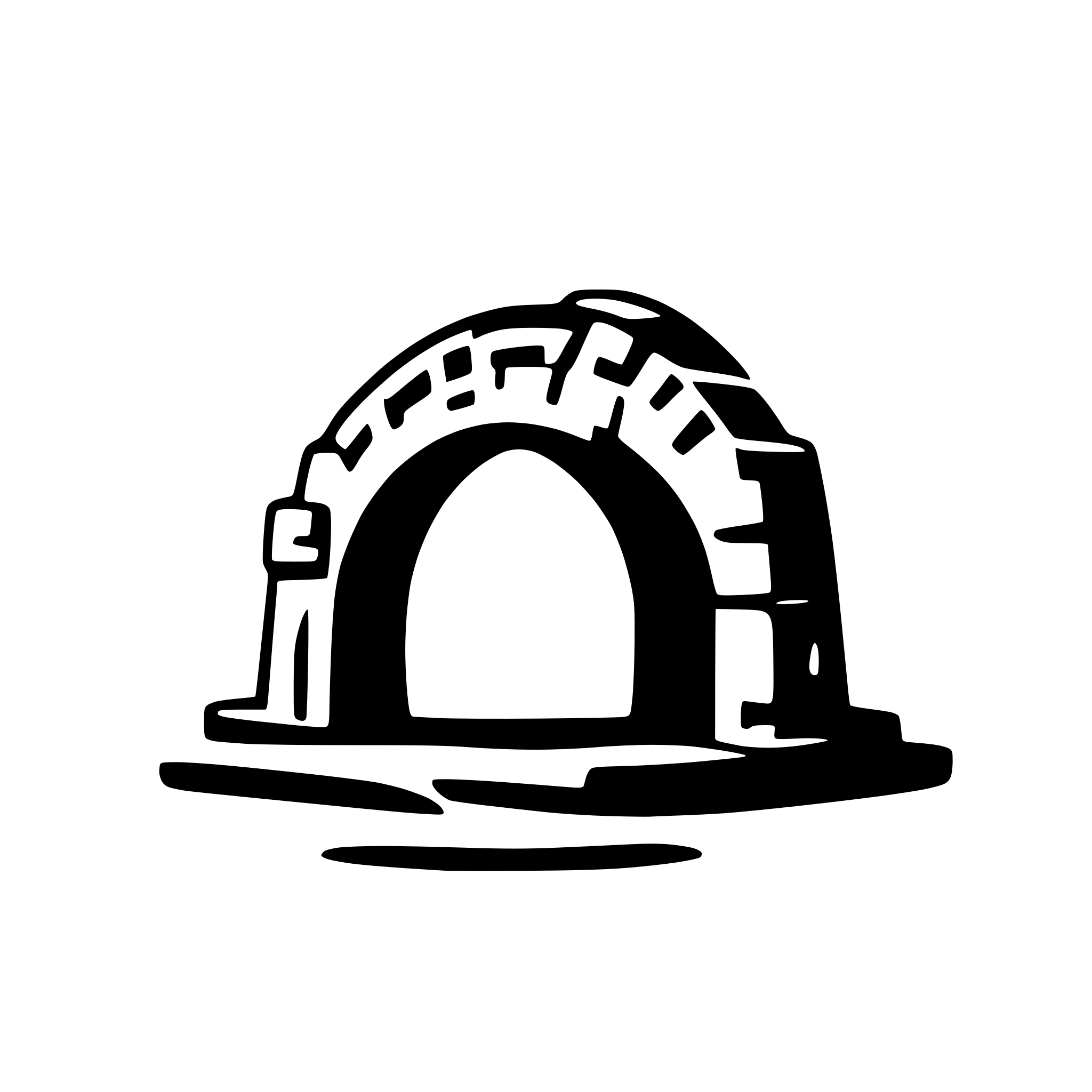 AI-generated SVG of a stone bridge icon svg