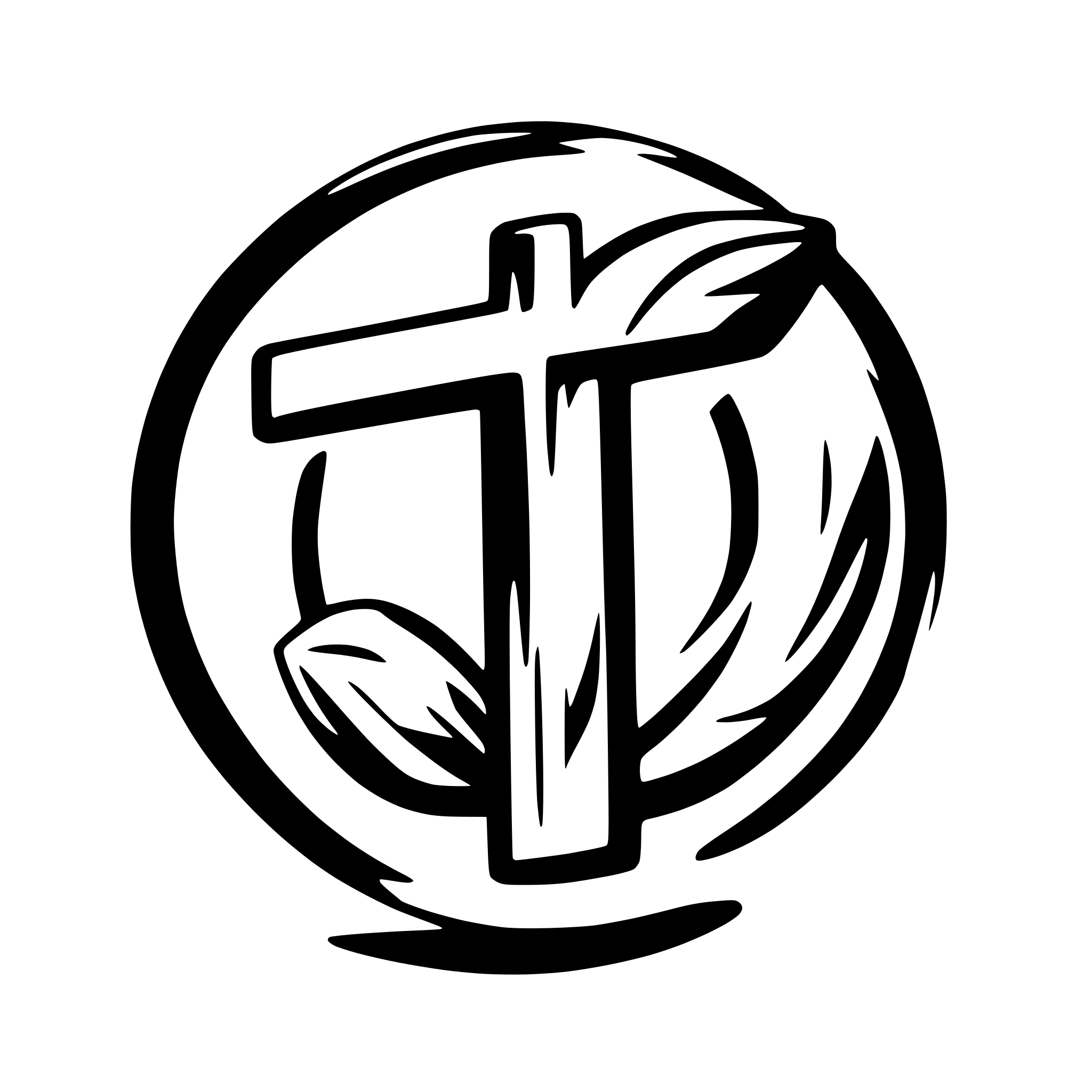 AI-generated SVG of a create a logo with the letter T