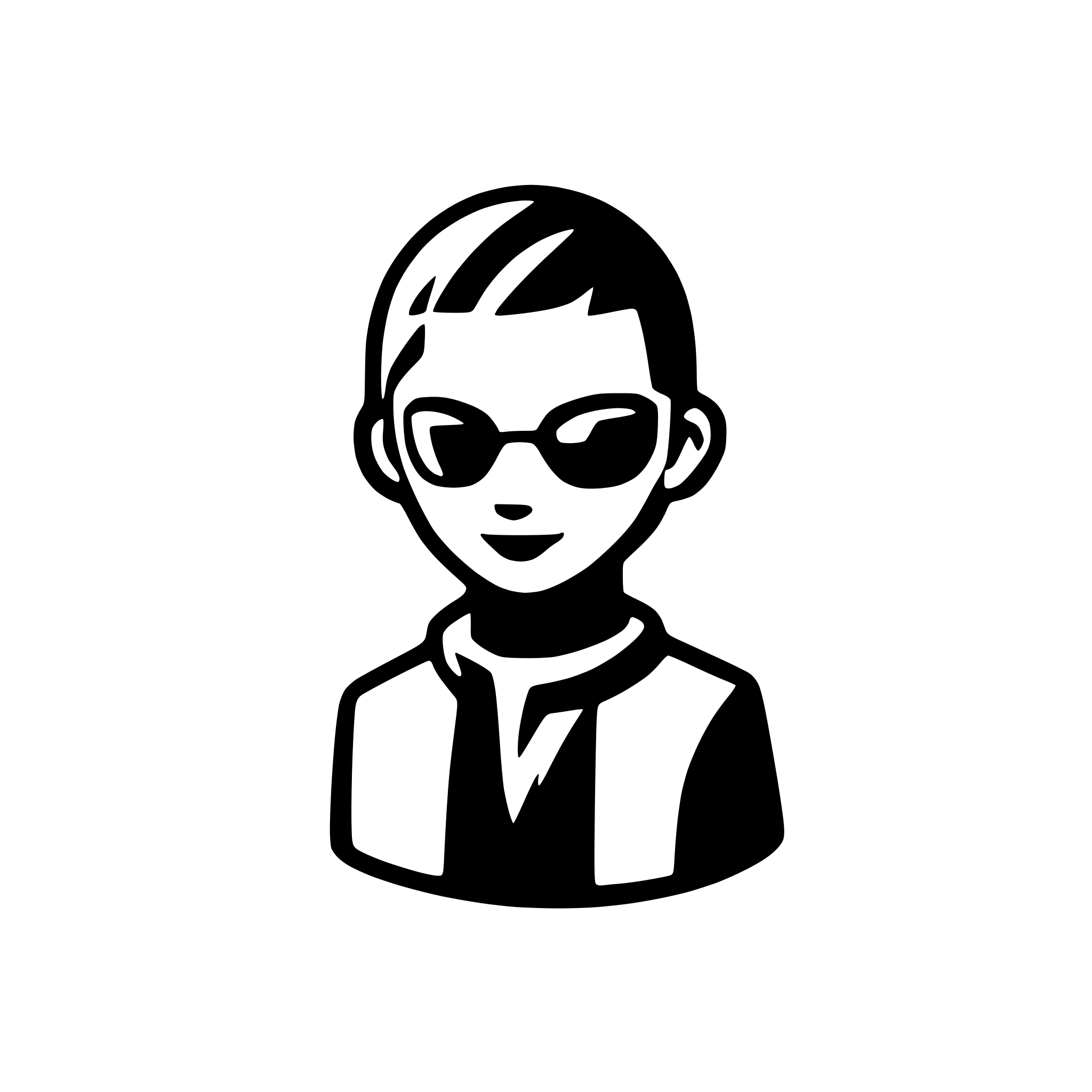 AI-generated SVG of a hacker