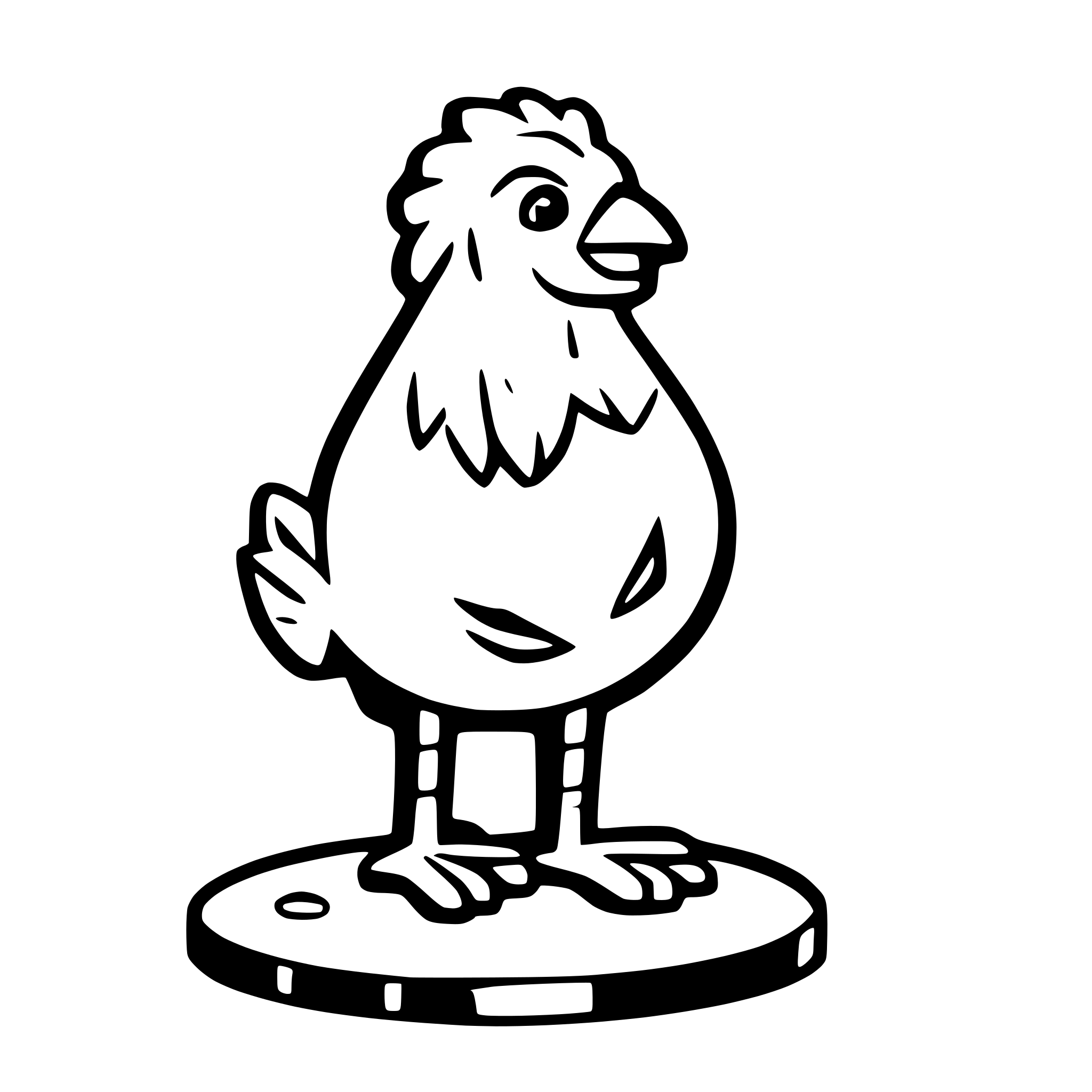 AI-generated SVG of a Generate a chicken. The perspective should be from the side AI-generated SVG of a Generate a chicken. The perspective should be from the side