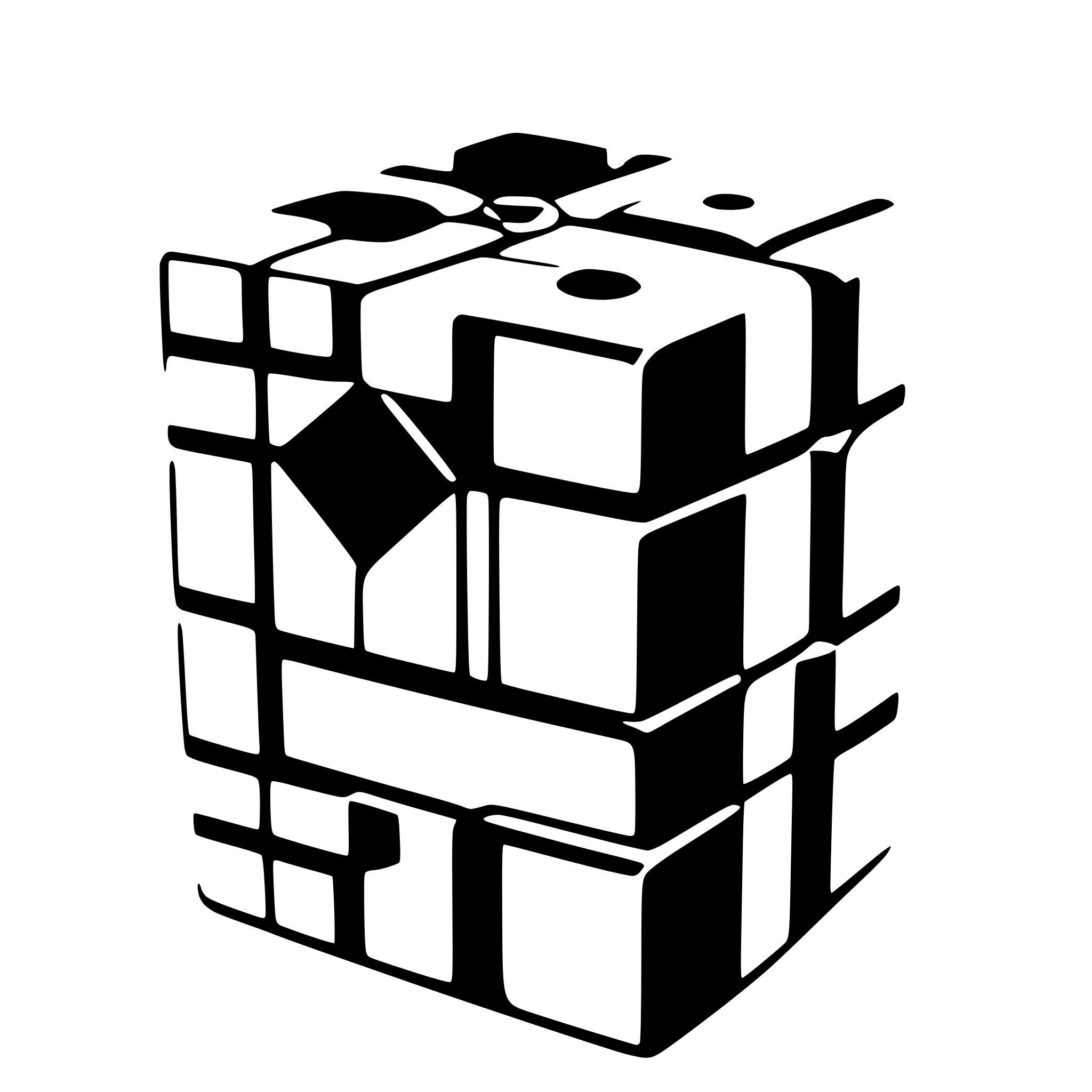 AI-generated SVG of 'rubik'