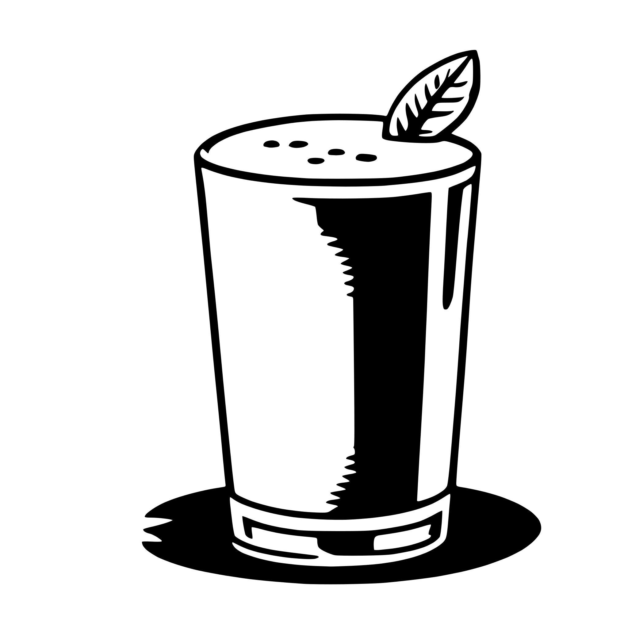 AI-generated SVG of a milkshake