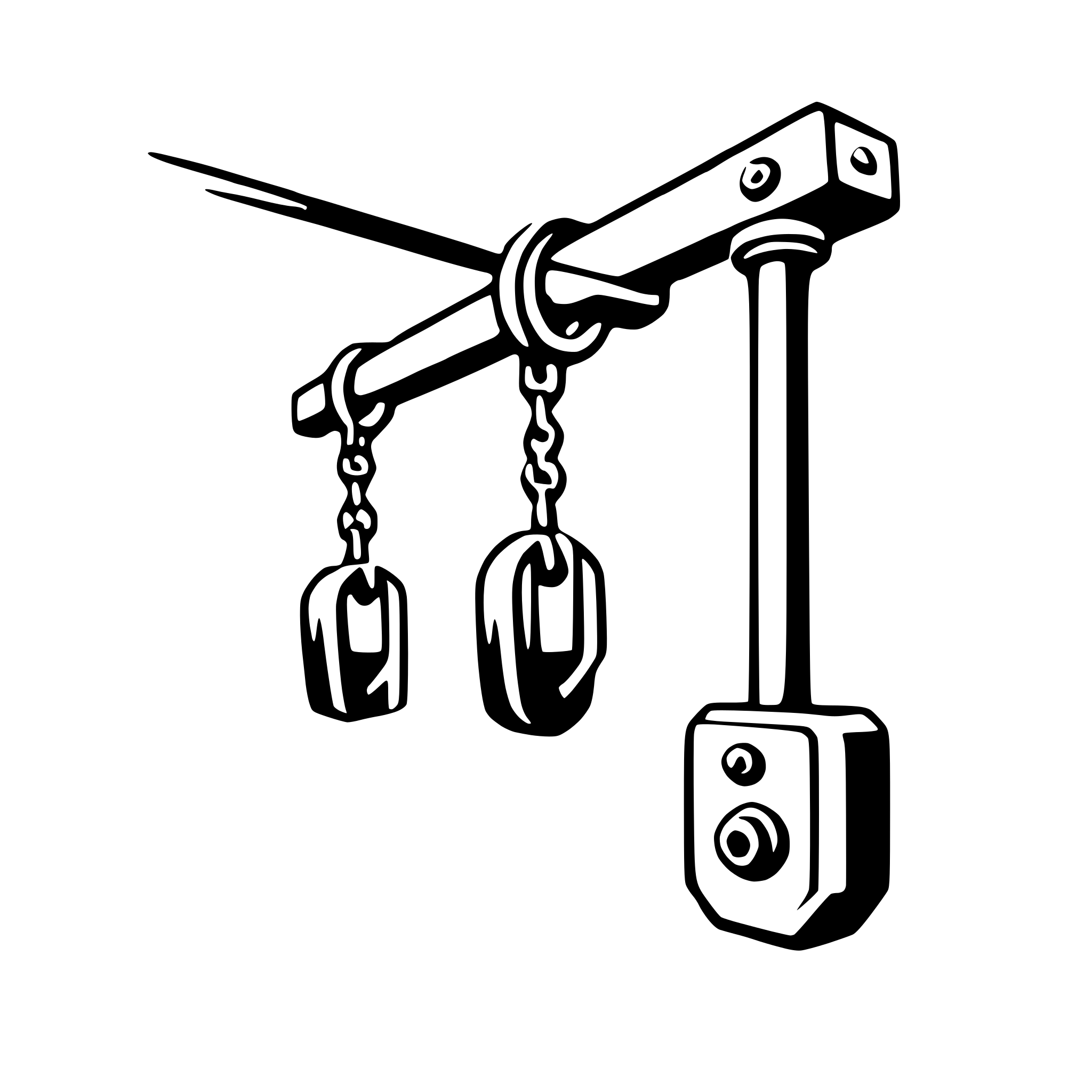 AI-generated SVG of a hoist