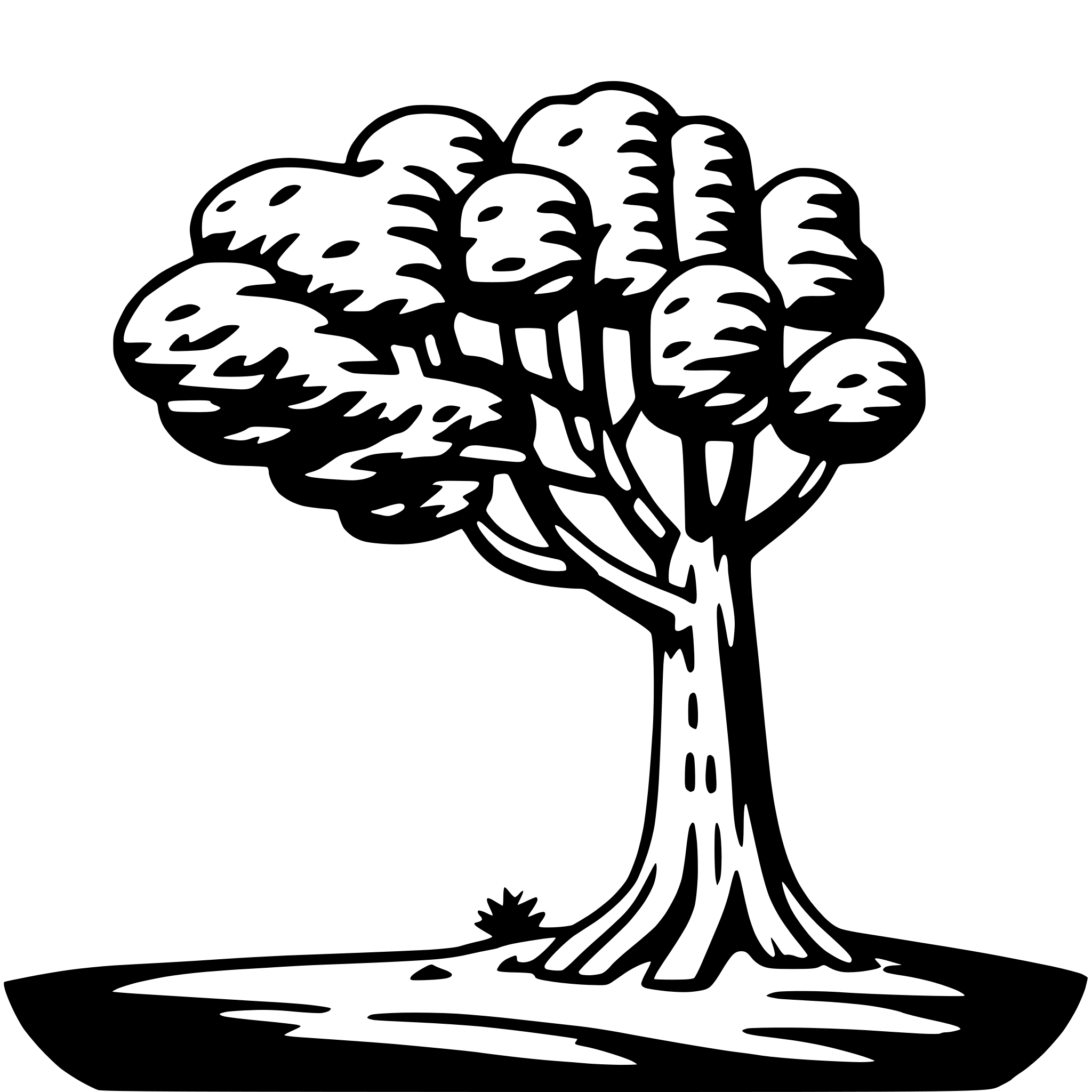 AI-generated SVG of 'sequoia tree'