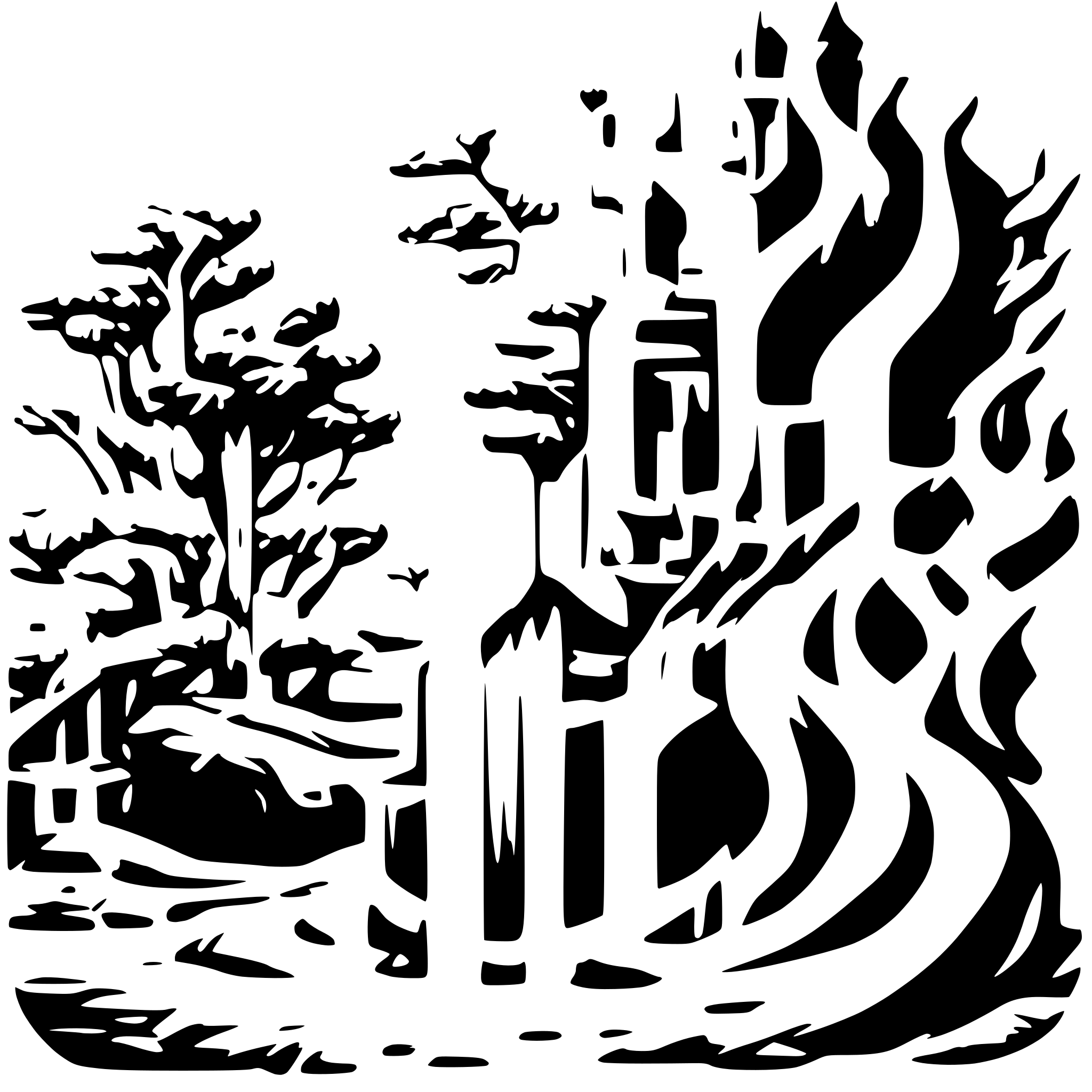 AI-generated SVG of 'destruction brings new life'
