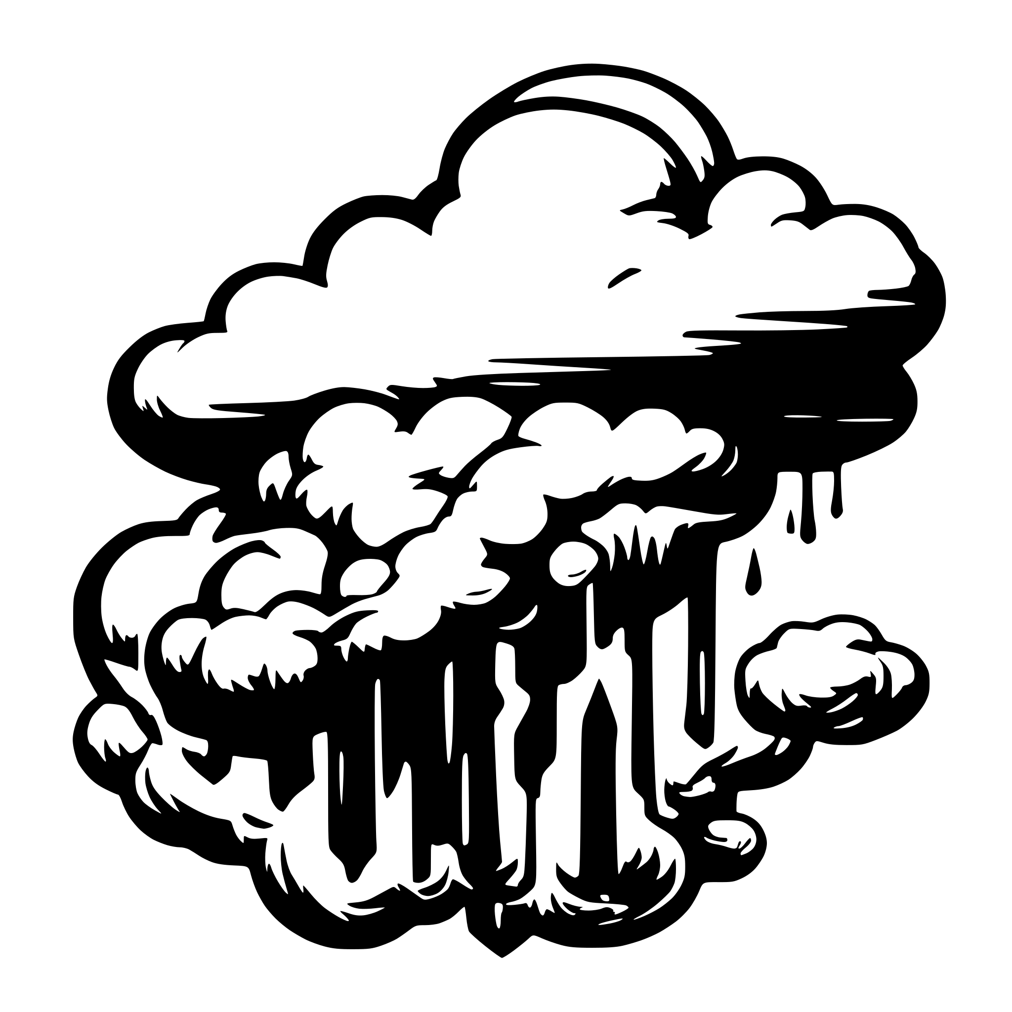 AI-generated SVG of 'Cloud'