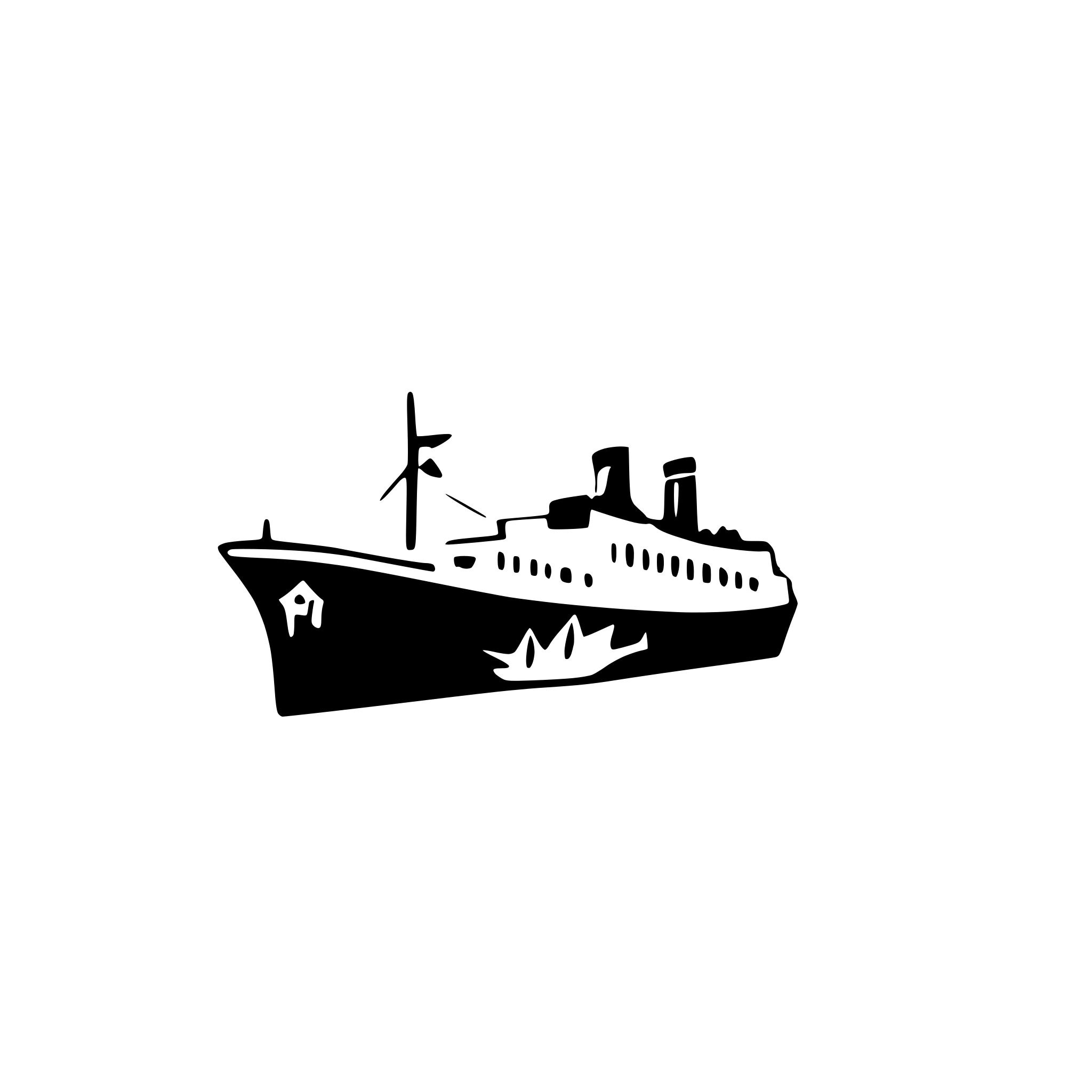 AI-generated SVG of 'titanic'