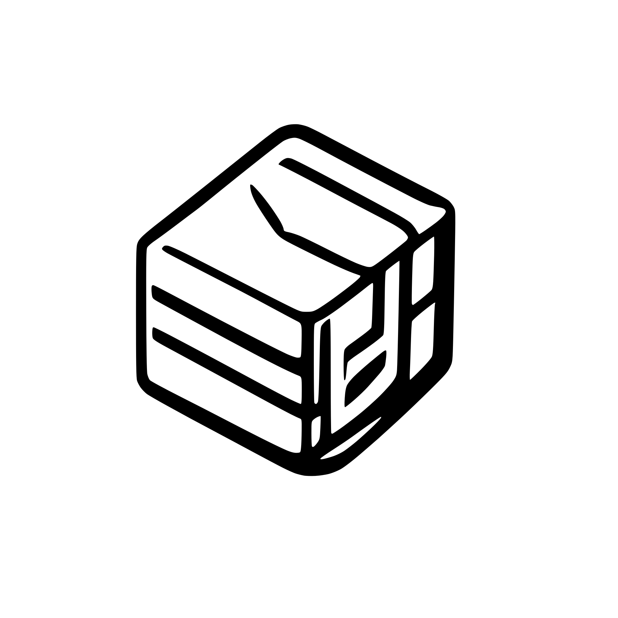 AI-generated SVG of a a piece of fabric in shape of square