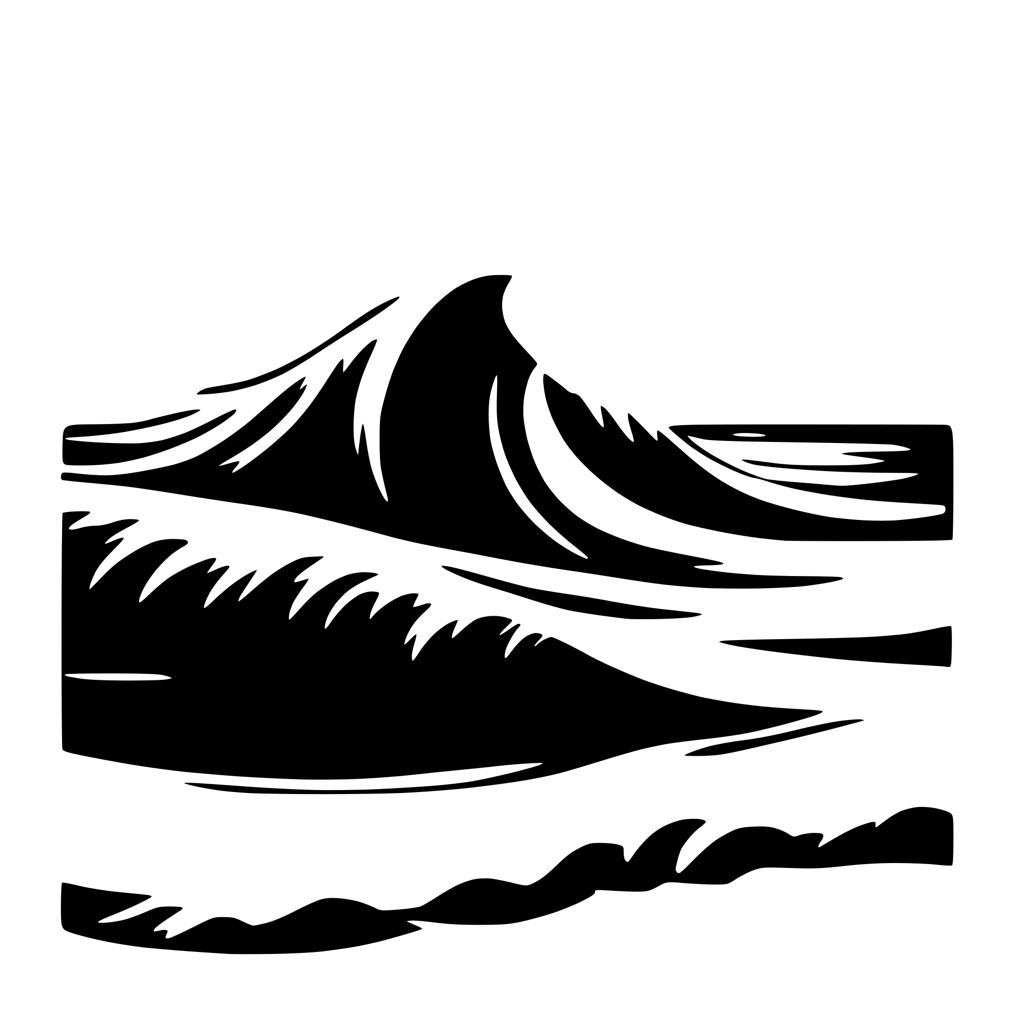 AI-generated SVG of a wave
