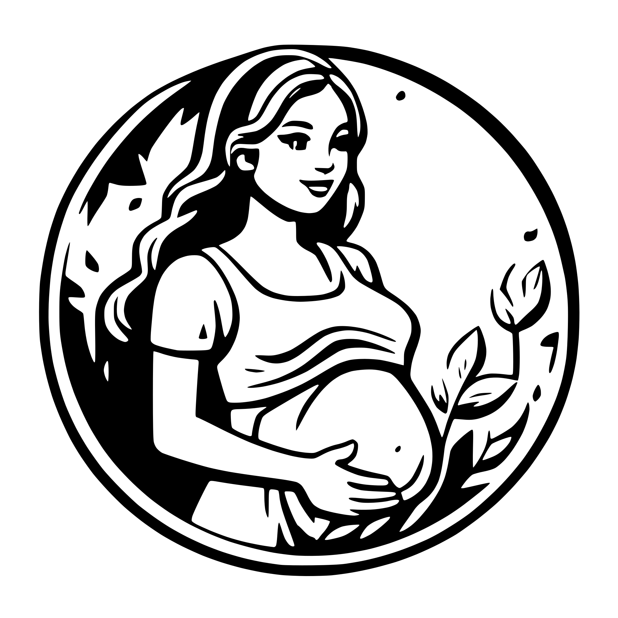 AI-generated SVG of 'pregnant woman support'