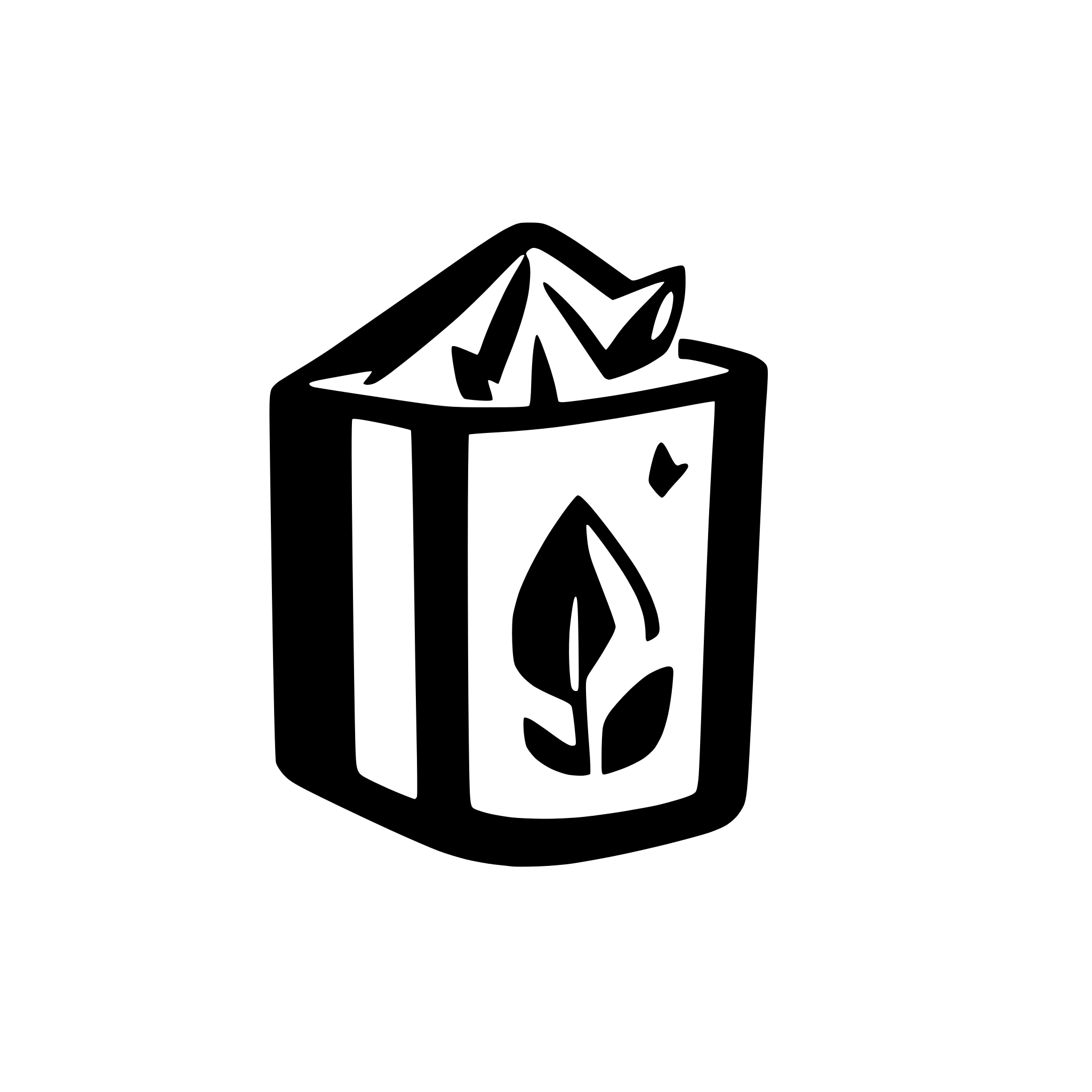 AI-generated SVG of 'trash minimalistic material icon'