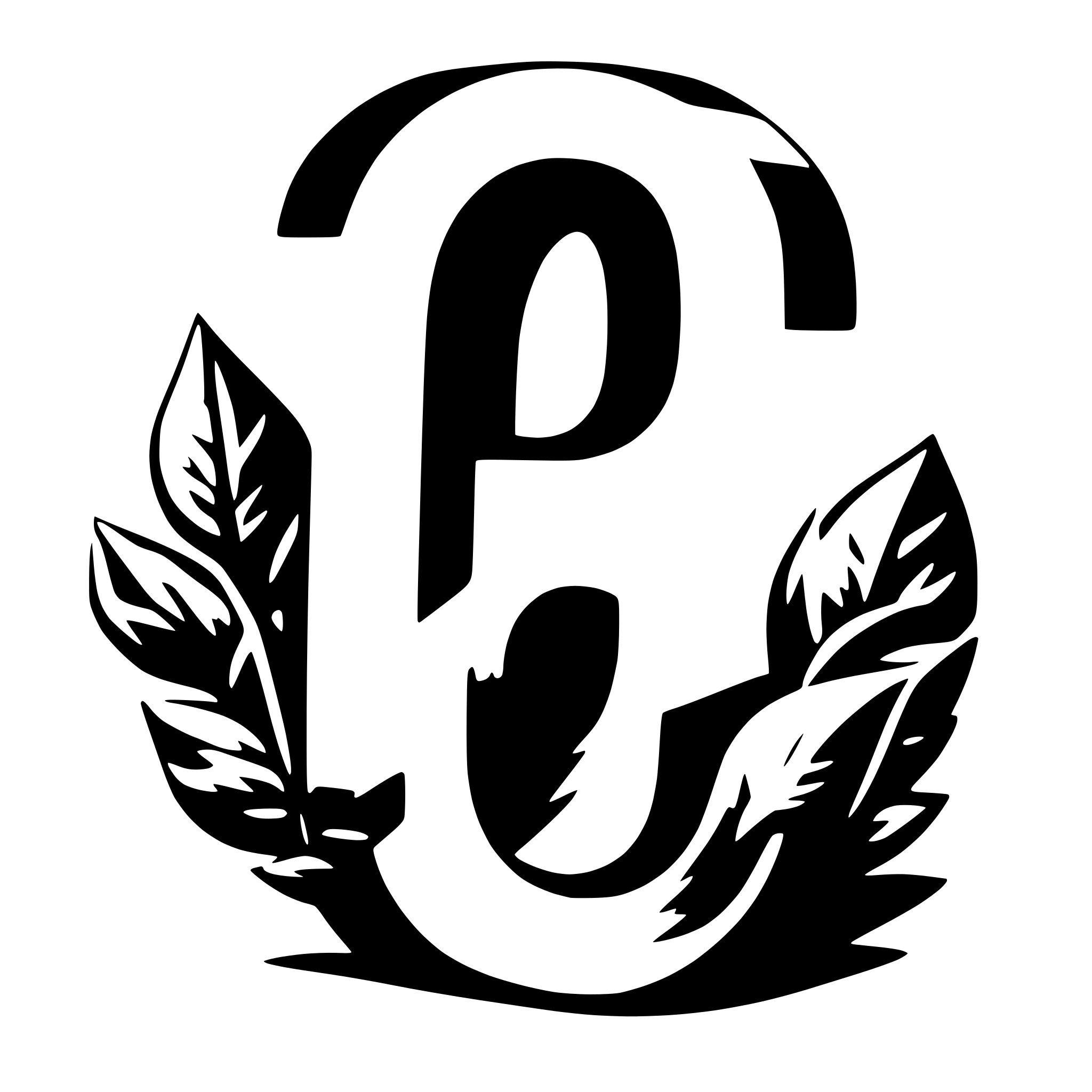 AI-generated SVG of 'simple number 6'