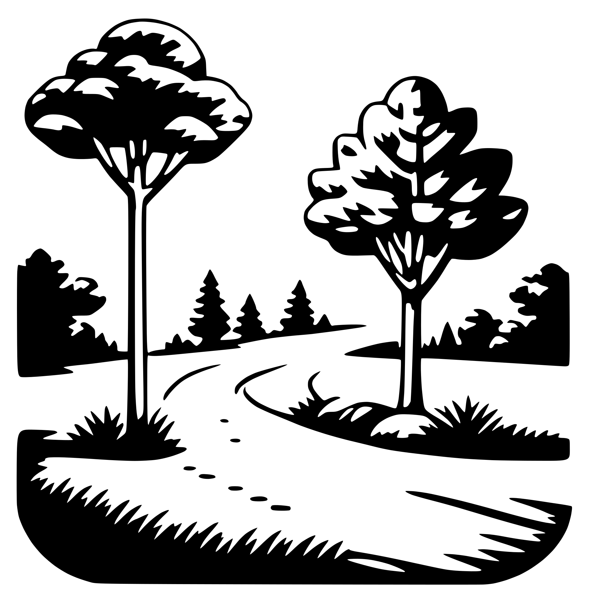 AI-generated SVG of a nature discovery