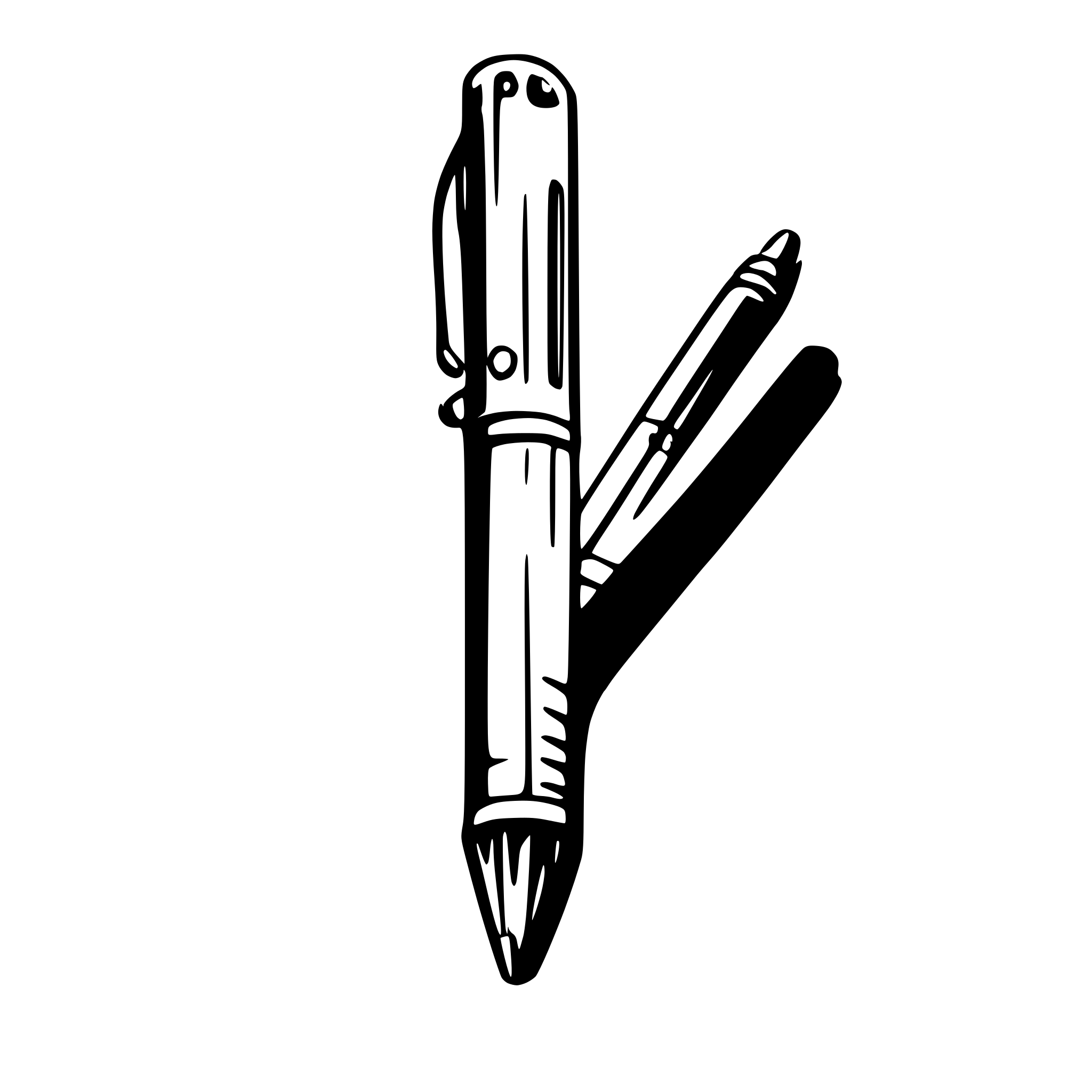AI-generated SVG of a Mechanical Pencil - Classic click-action mechanical pencil.