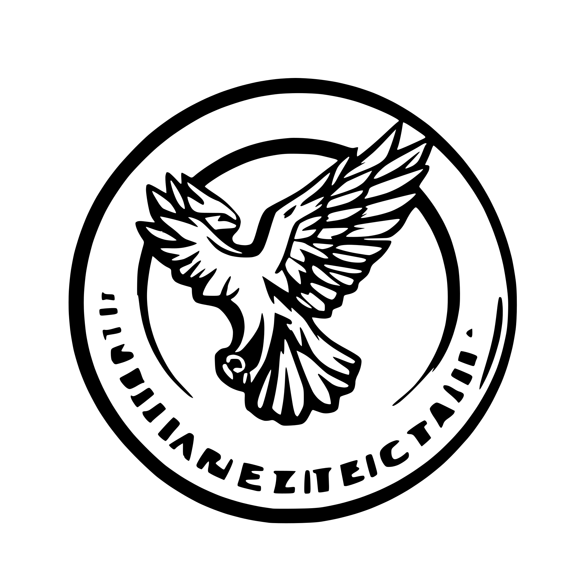 AI-generated SVG of a Artistic logo with the texts 'Carlos André', harmoniously integrated with the design of a majestic eagle. The composition mixes elements of fluid and shiny water, highlighting vibrant tones inspired by Paraíba tourmaline. It also includes elements of nature such as leaves, bushes and soft lights, creating a feeling of multiple dimensions, with a harmonious and impactful color palette."