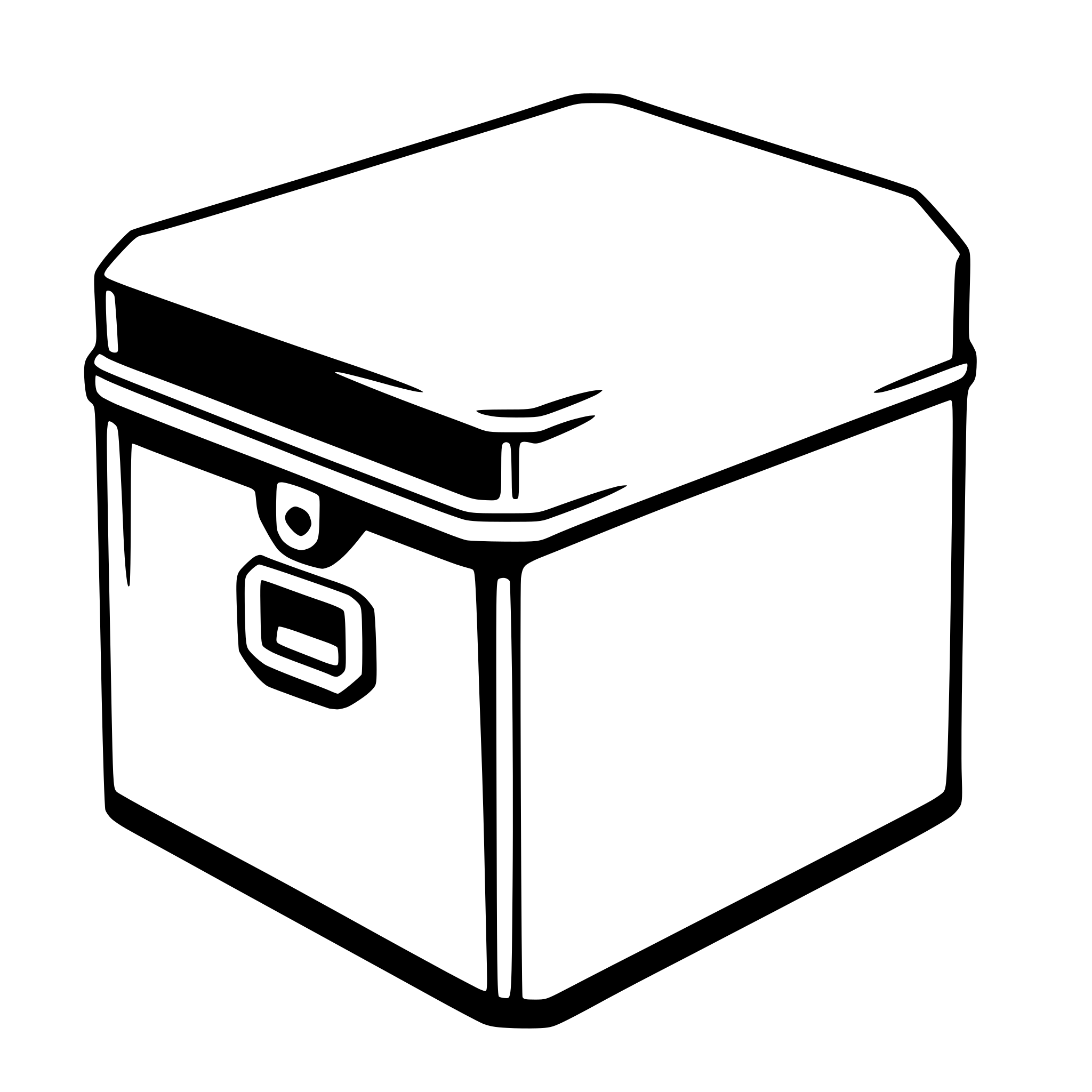 AI-generated SVG of a box