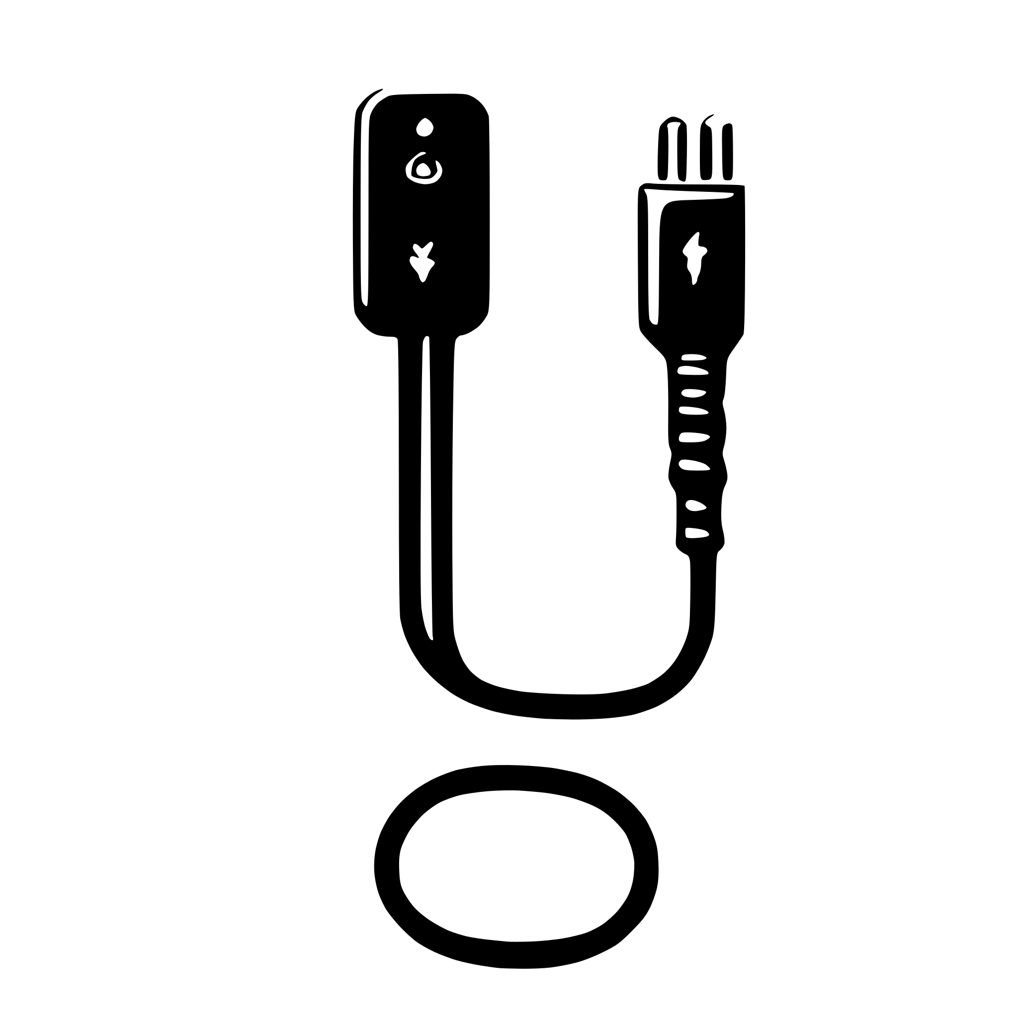 AI-generated SVG of 'iphone cord'