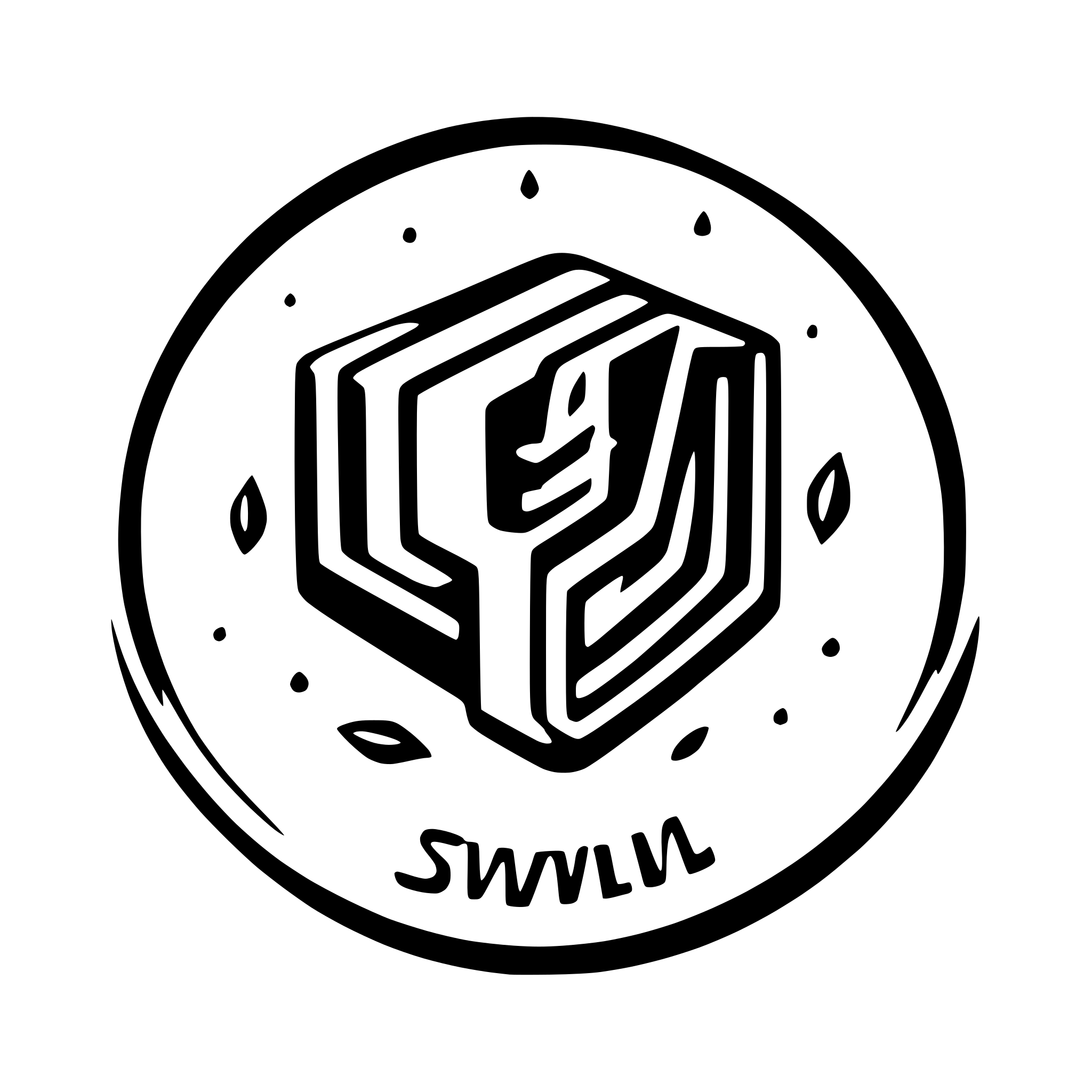 AI-generated SVG of a Create a logo for the company Studio 3Delvali, specialized in 3D printing. The design should use a maximum of three colors (black, white, and gray) and include a symbol related to 3D printing, such as a stylized 3D printer, a geometric 3D model, or a moving filament. The style should be modern, clean, and professional, with clear typography and no unnecessary elements.