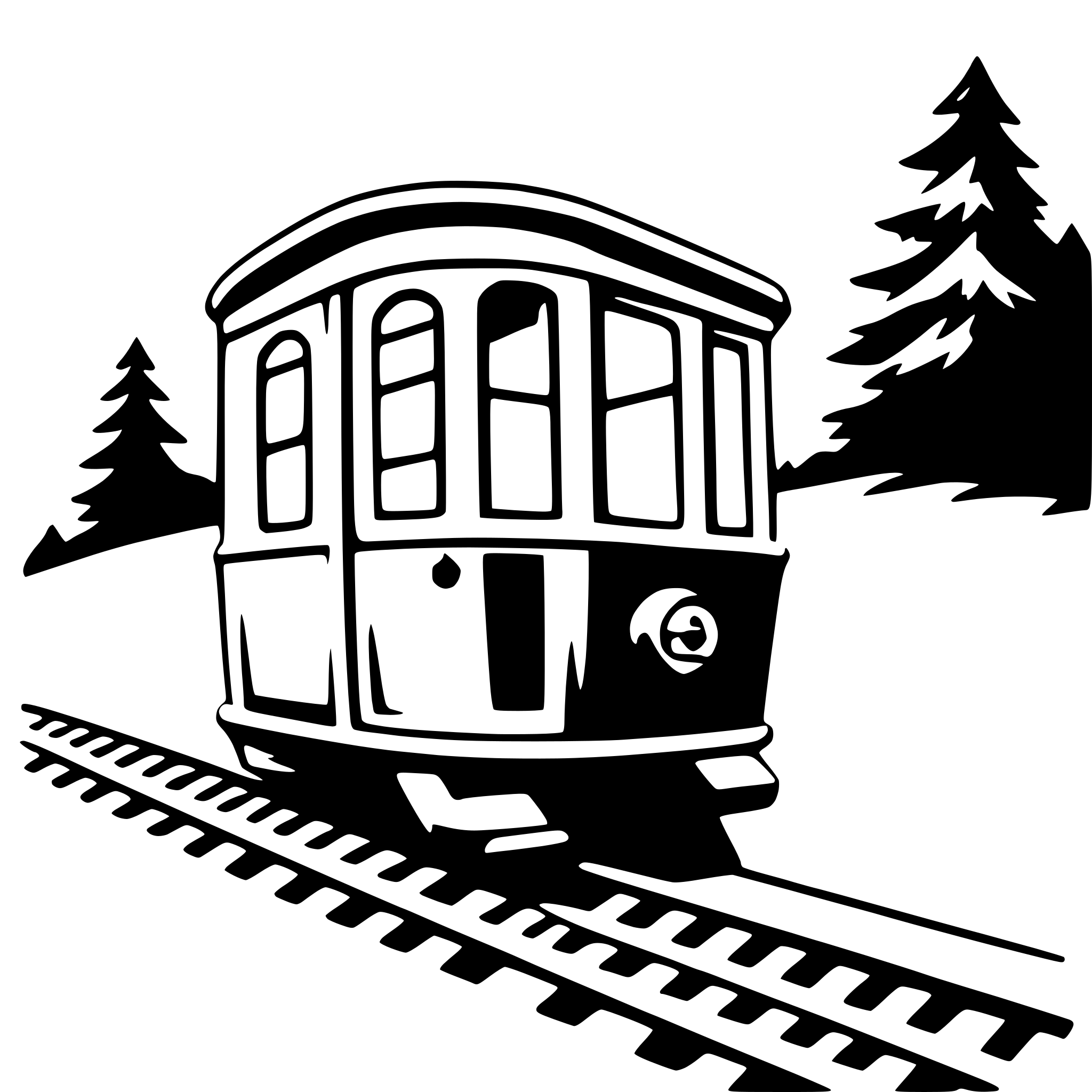 AI-generated SVG of 'funicular'