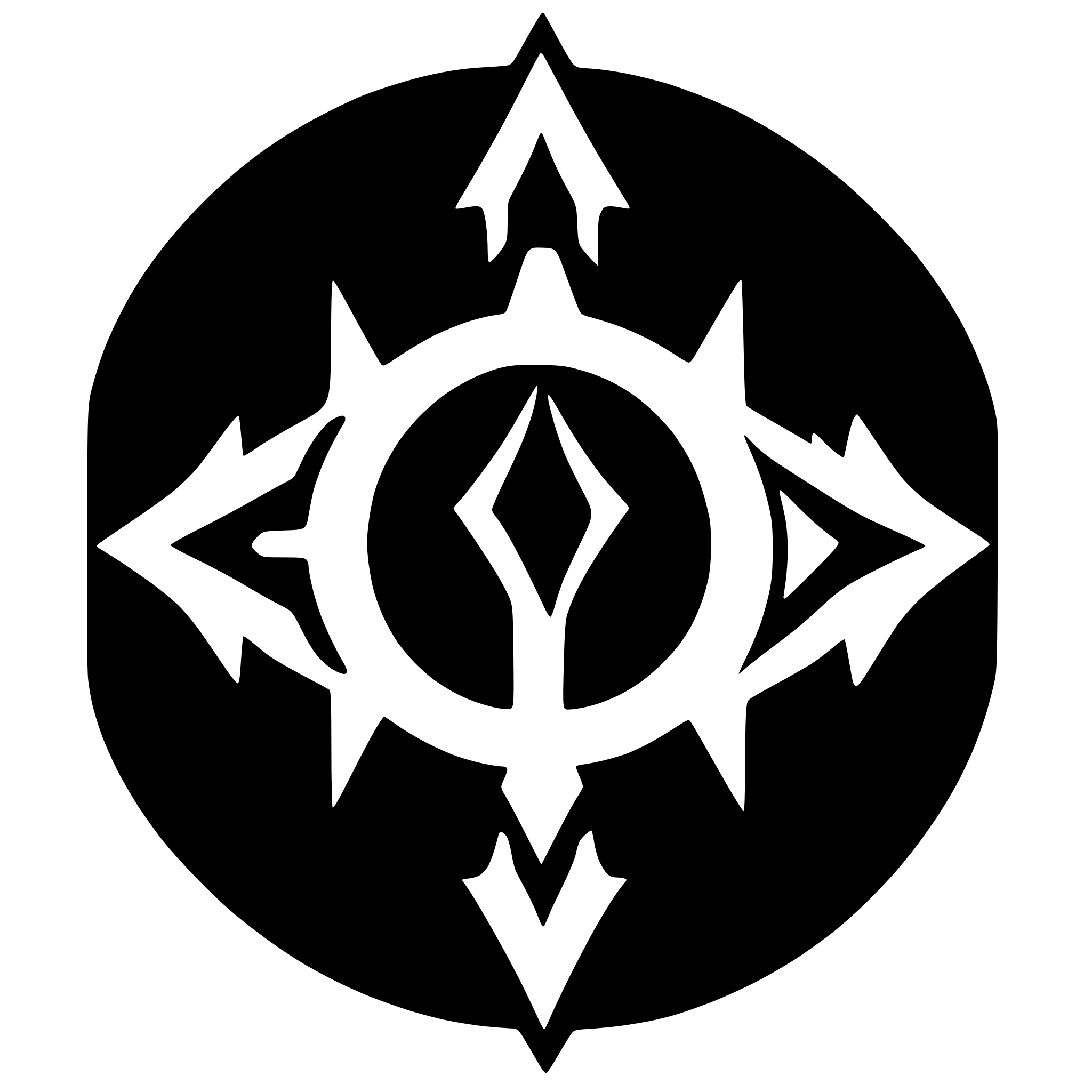 AI-generated SVG of a planeswalker symbol