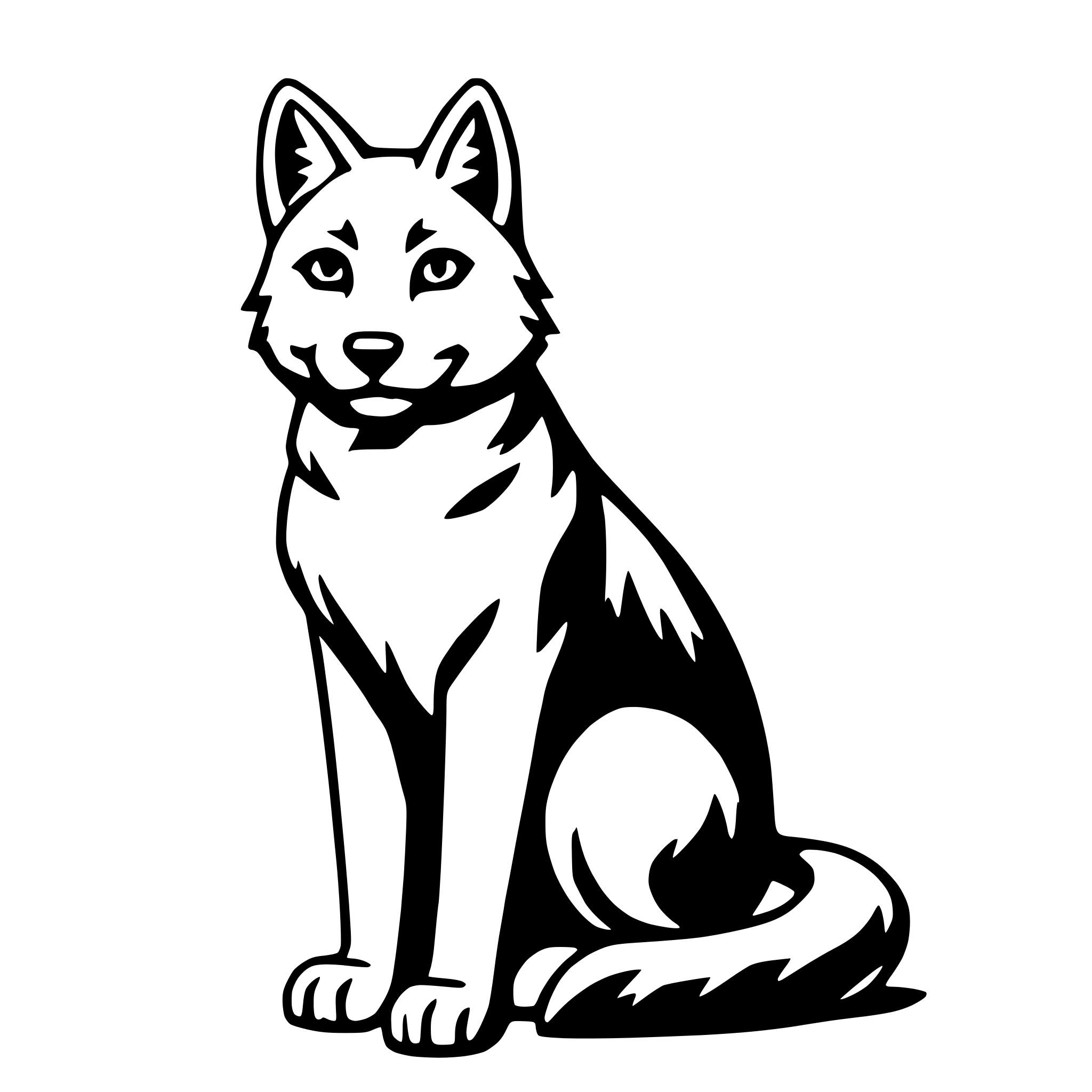 AI-generated SVG of 'inari'