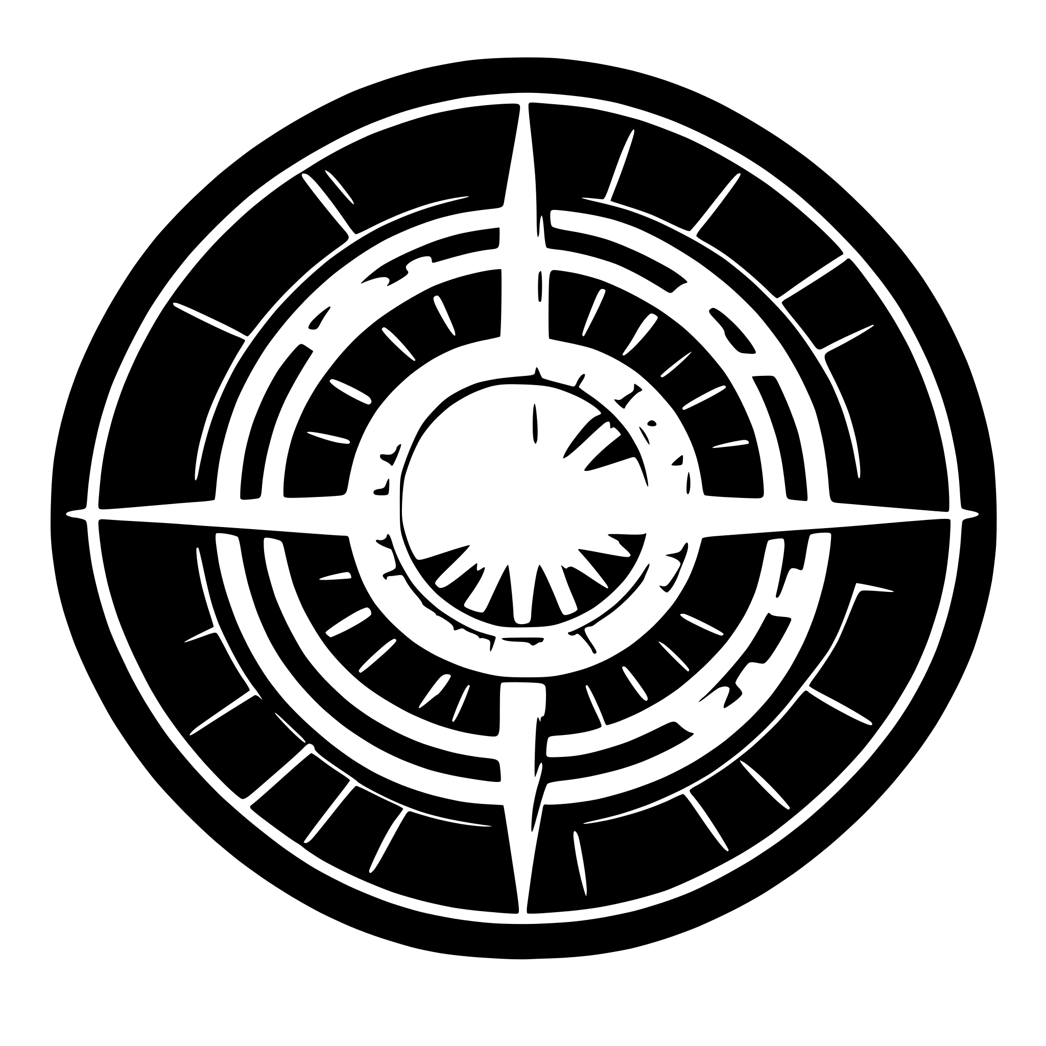 AI-generated SVG of a Magic circle geometric