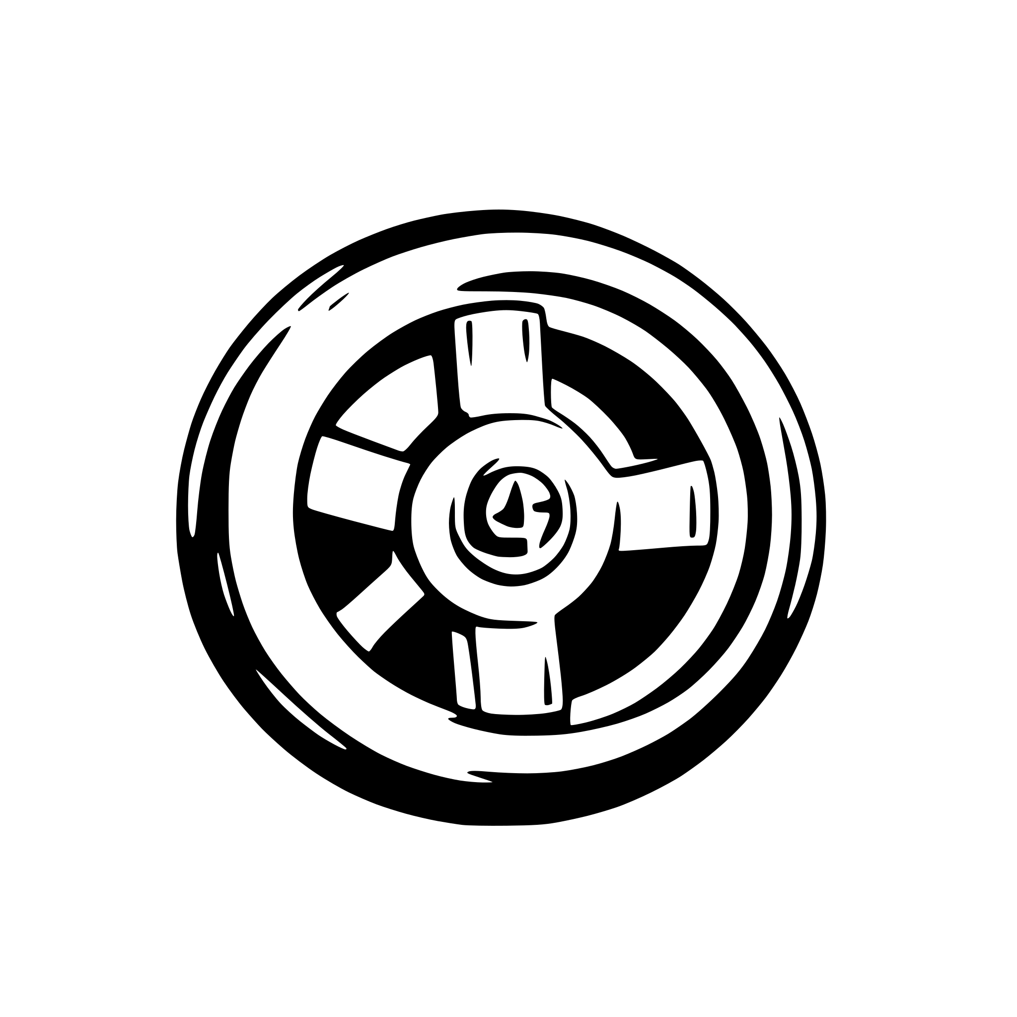 AI-generated SVG of a wheel