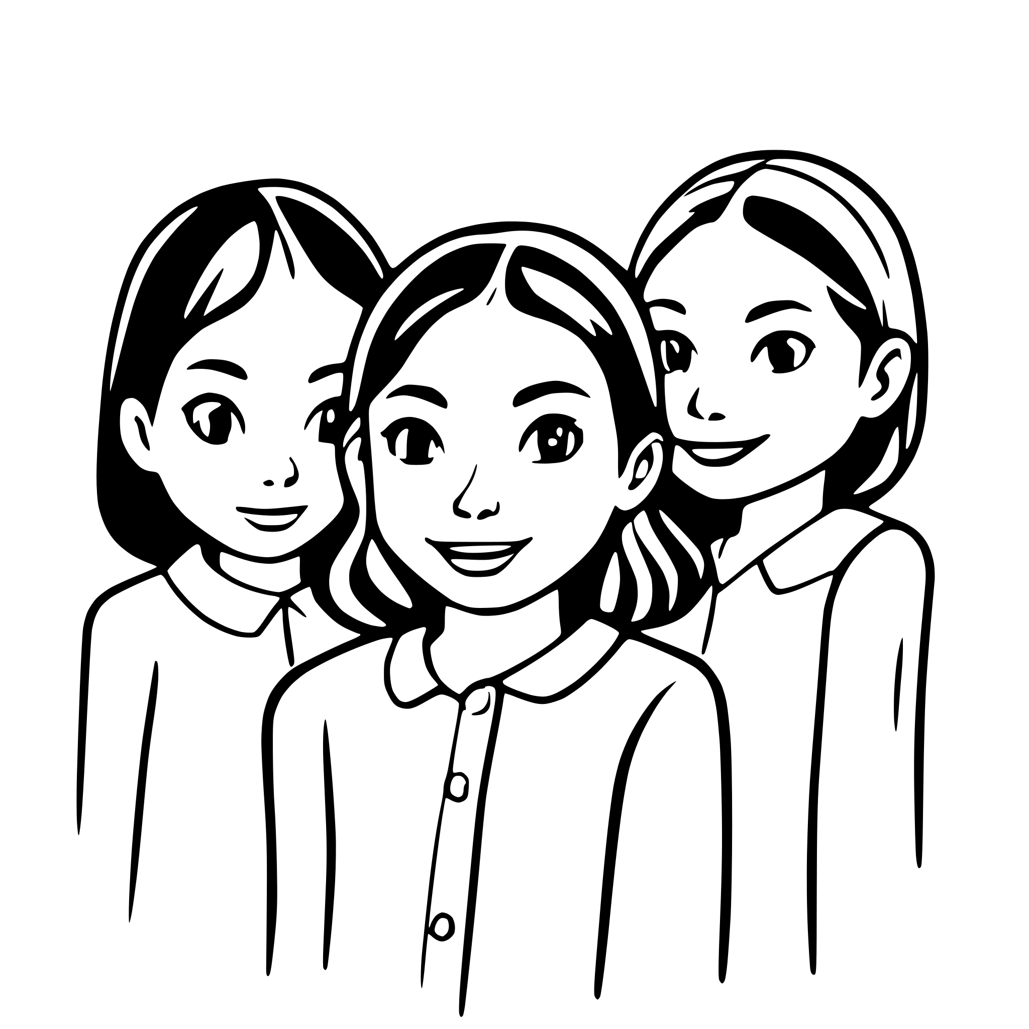 AI-generated SVG of a educator says goodbye to 8 children