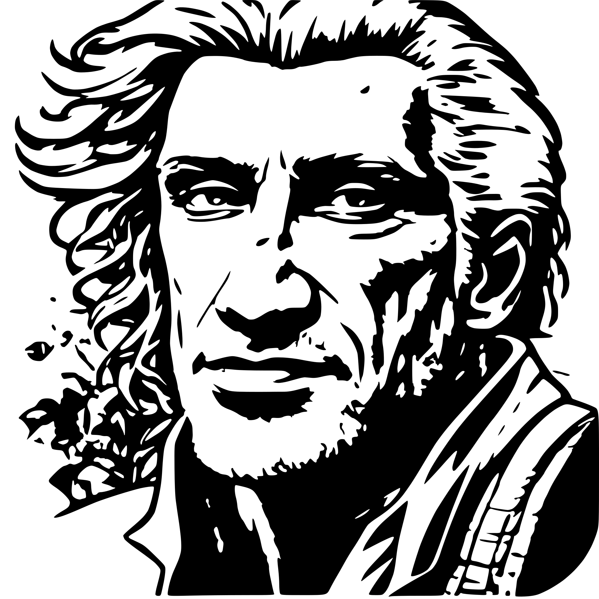 AI-generated SVG of 'Marv from Sin City'