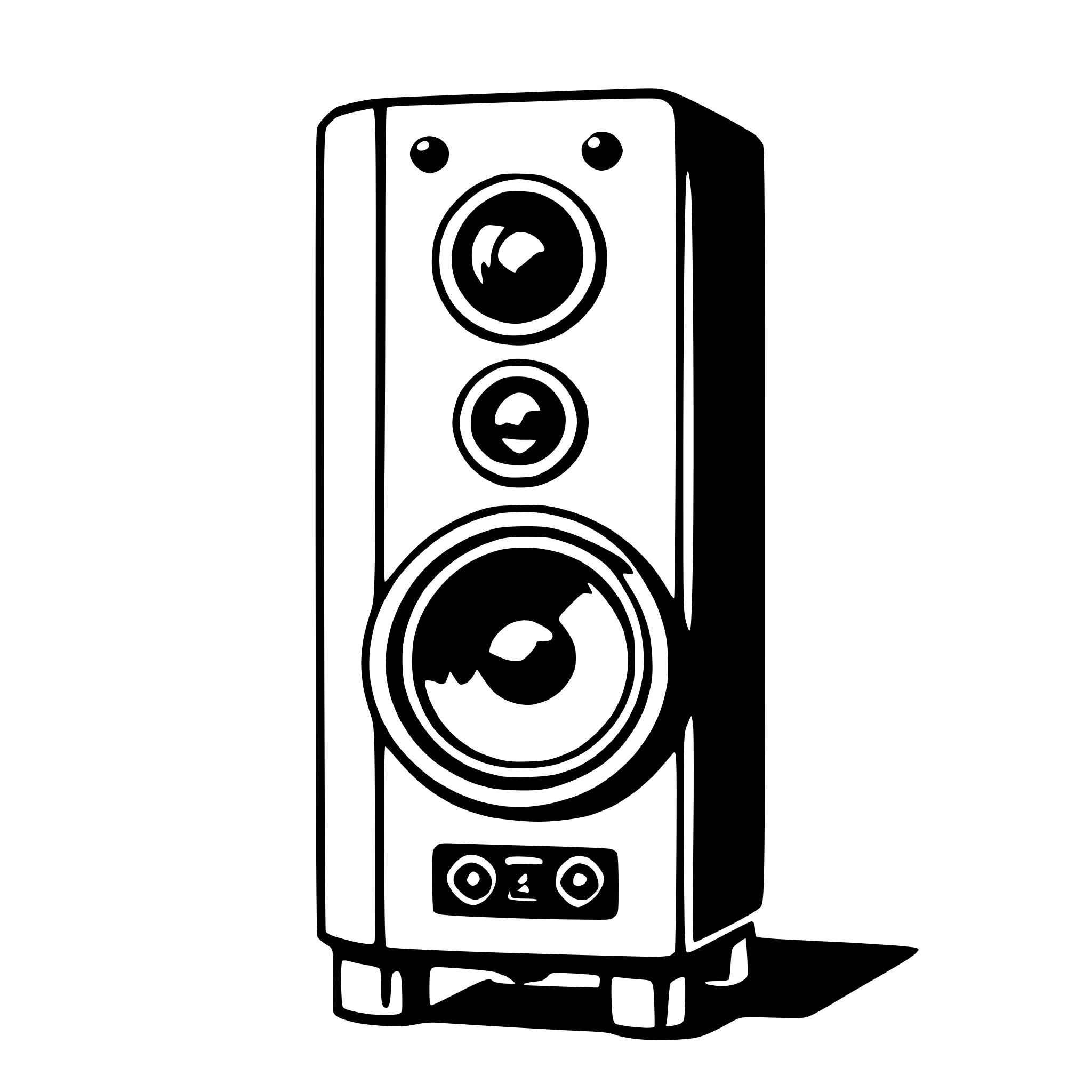 AI-generated SVG of a speaker