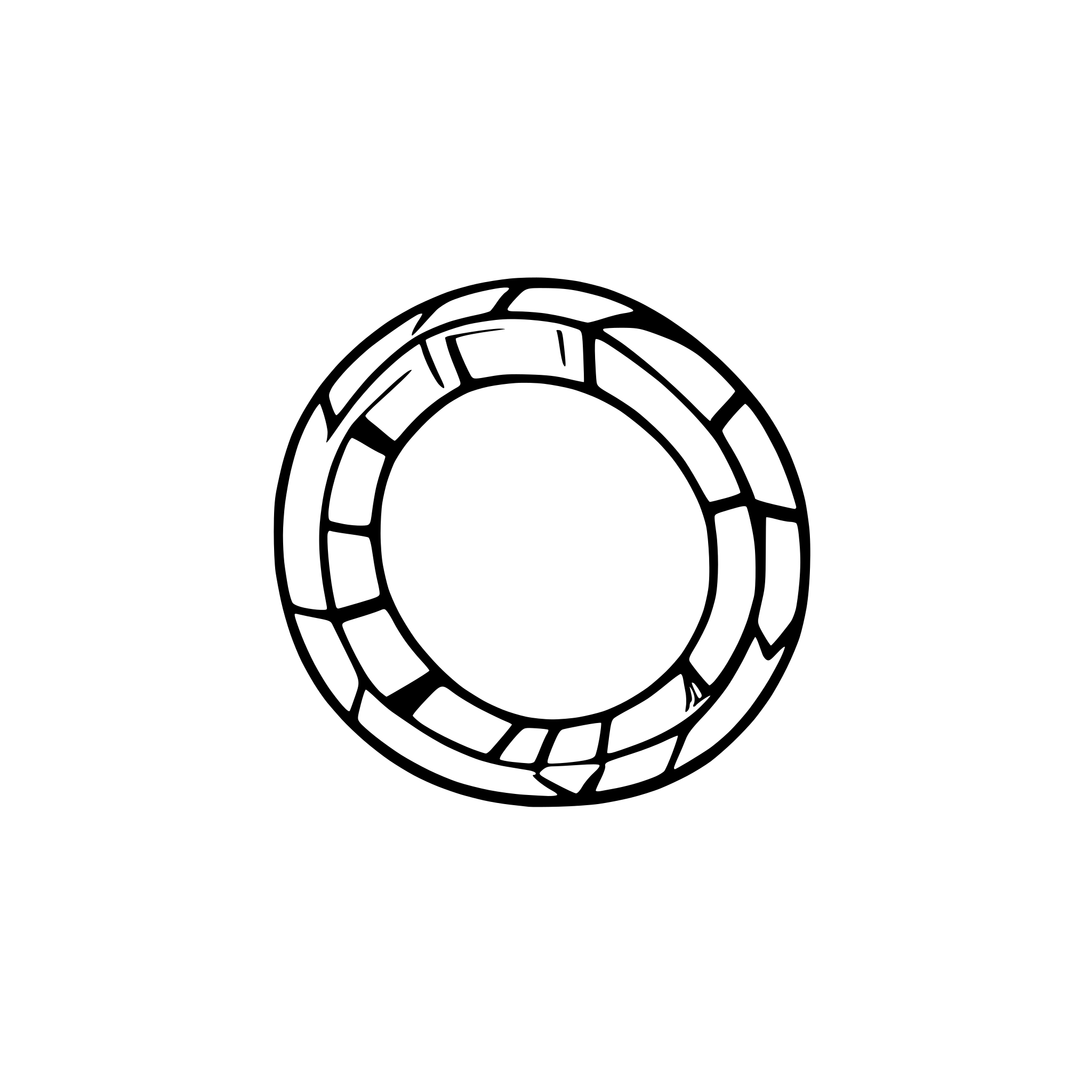 AI-generated SVG of a solver ring