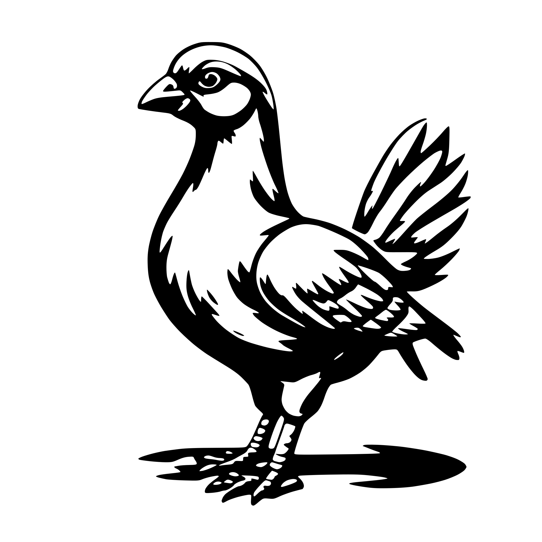 AI-generated SVG of 'pegion'