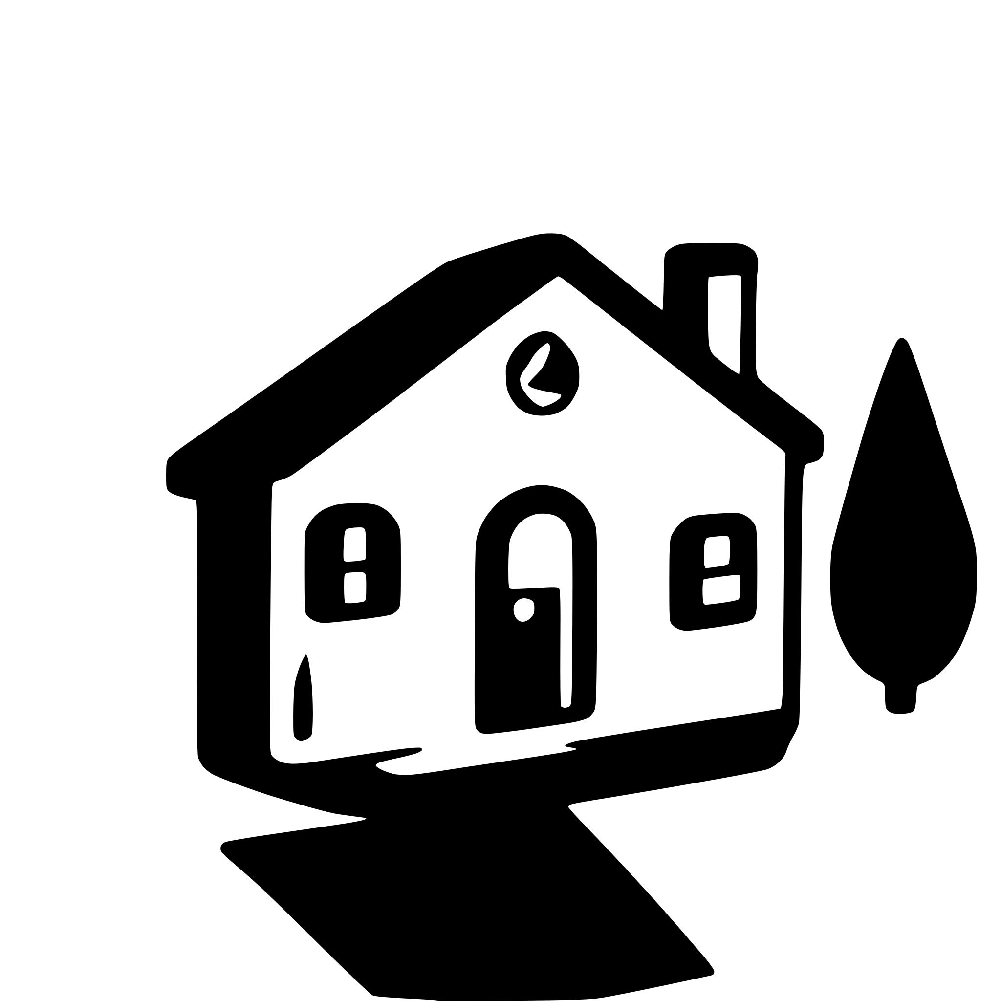 AI-generated SVG of a house
