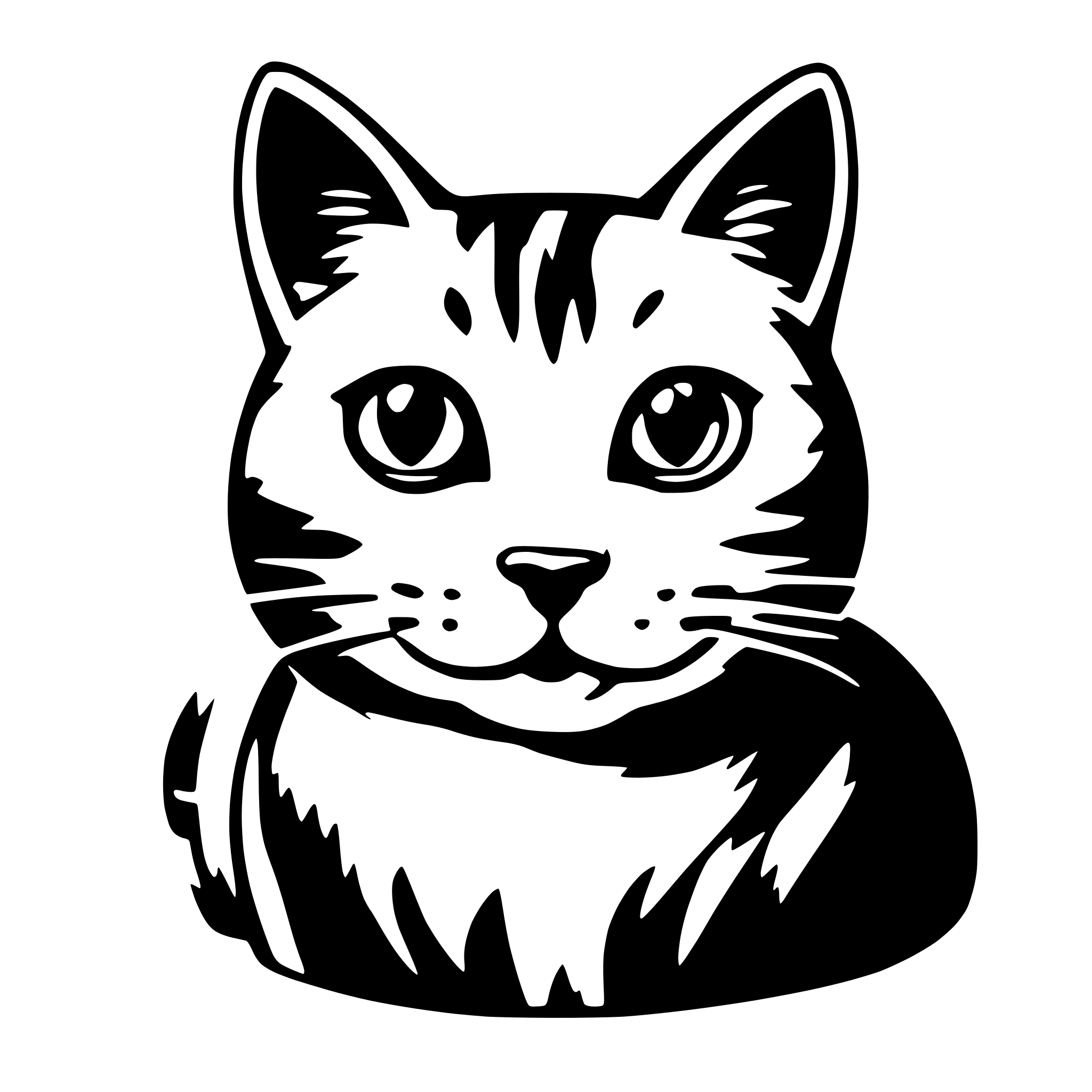 AI-generated SVG of a Cat