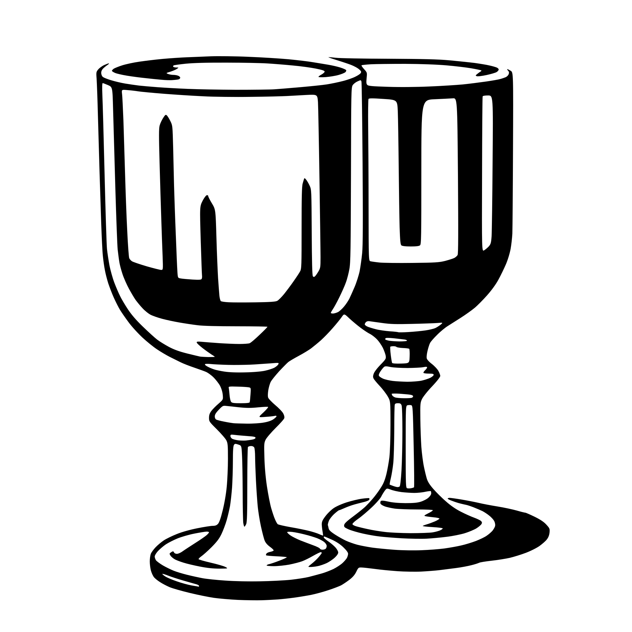 AI-generated SVG of a goblet