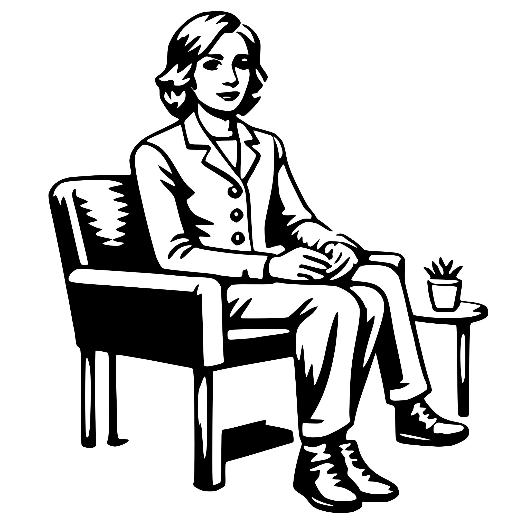 AI-generated SVG of 'therapist'