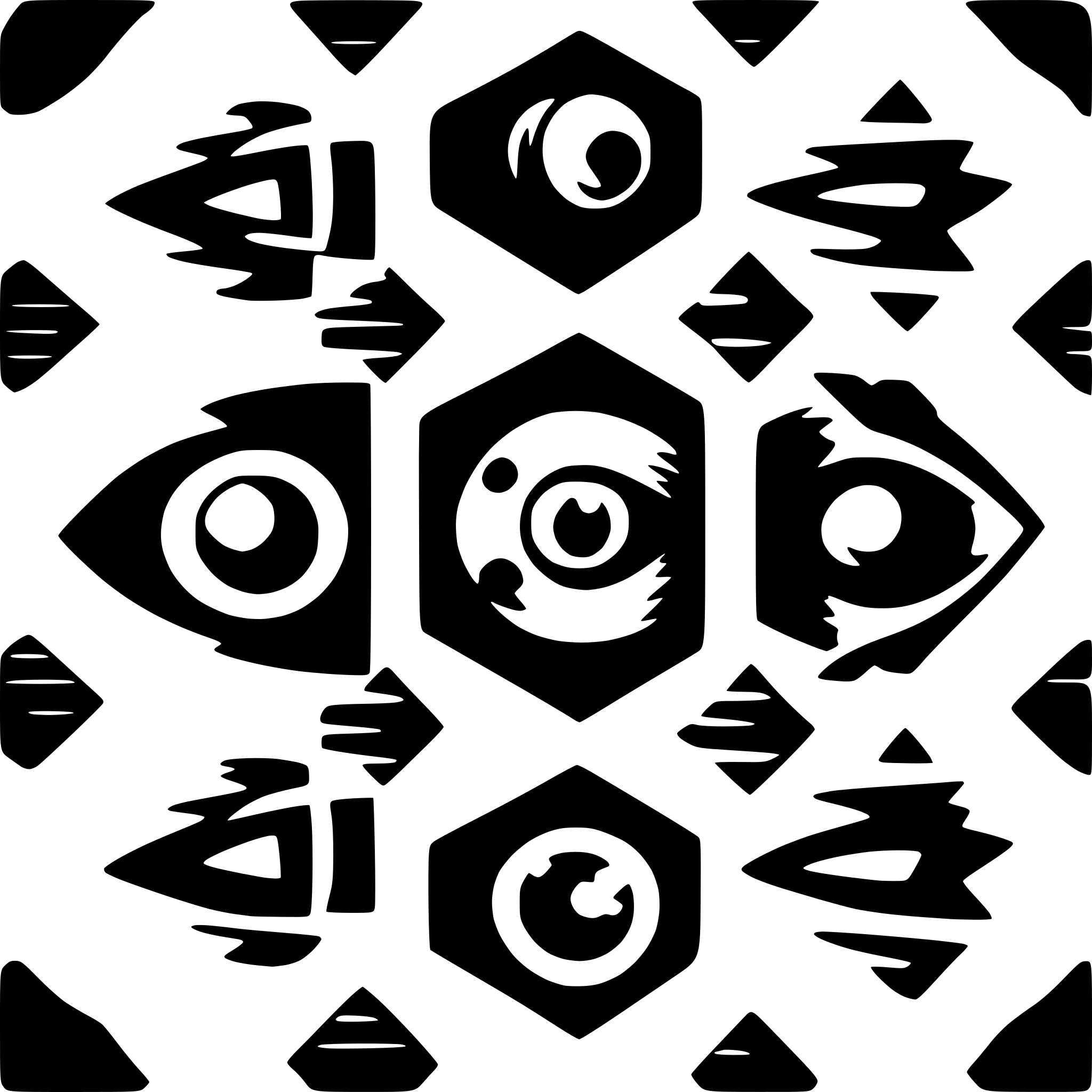 AI-generated SVG of a patterns that fool the eye