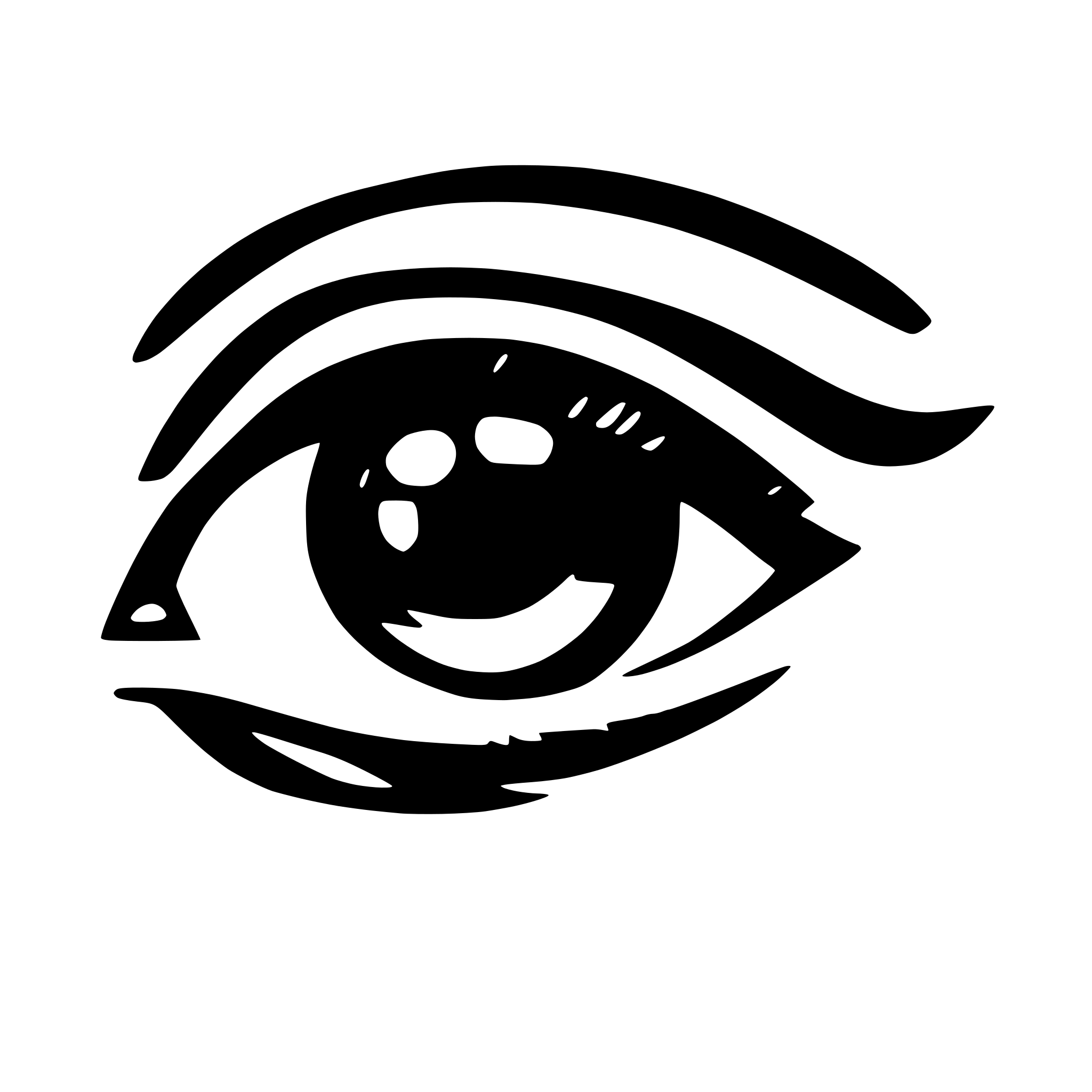 AI-generated SVG of 'eye closed'