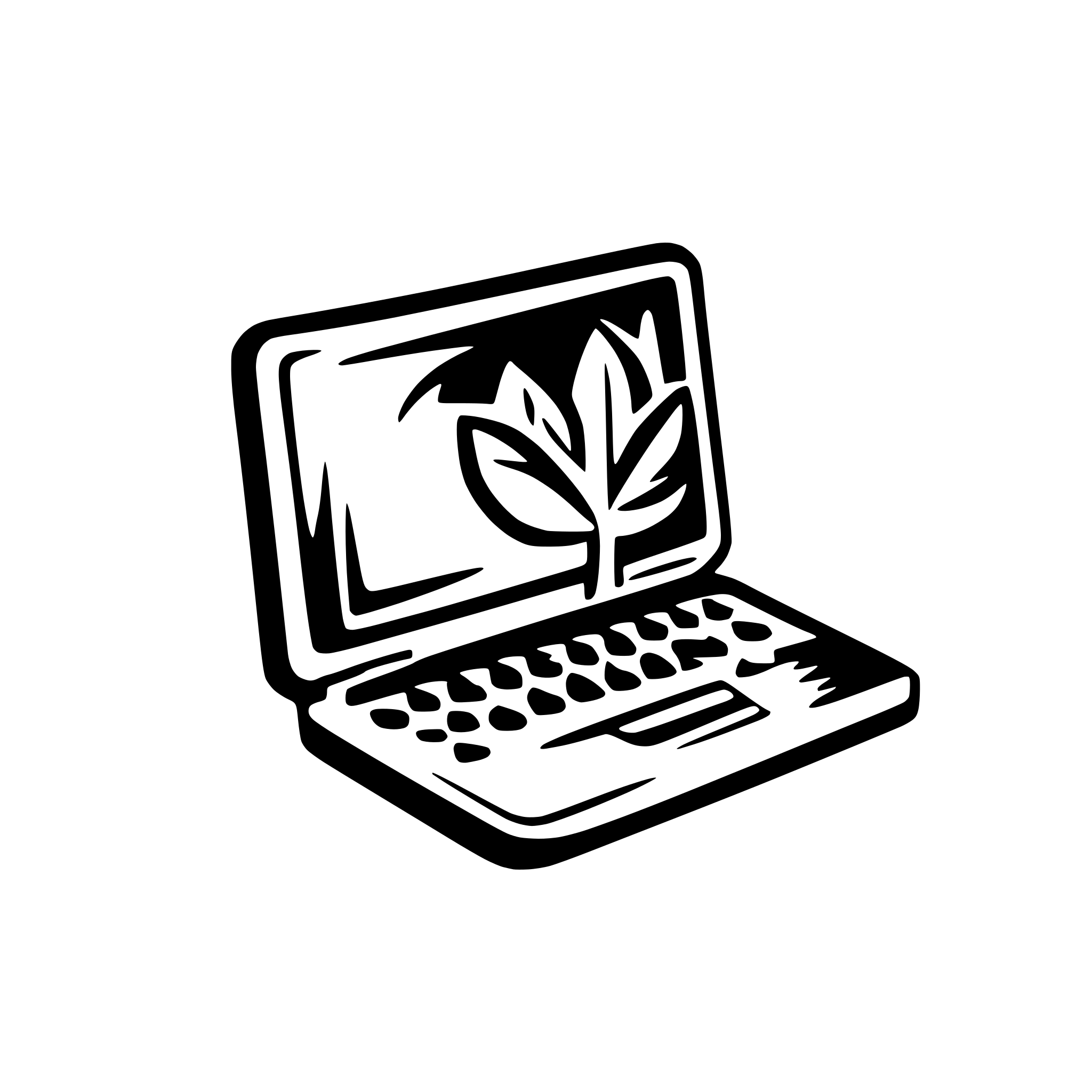AI-generated SVG of 'A computer'