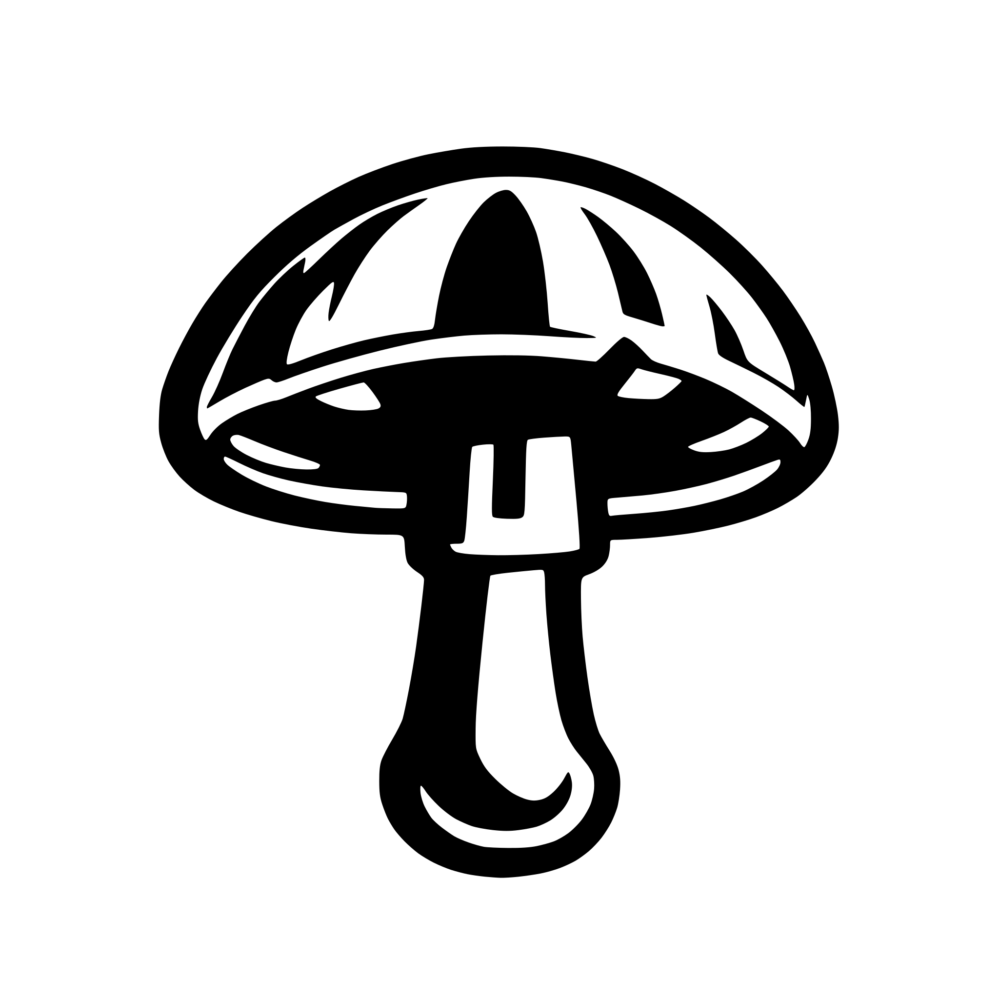 AI-generated SVG of a mushroom telekom
