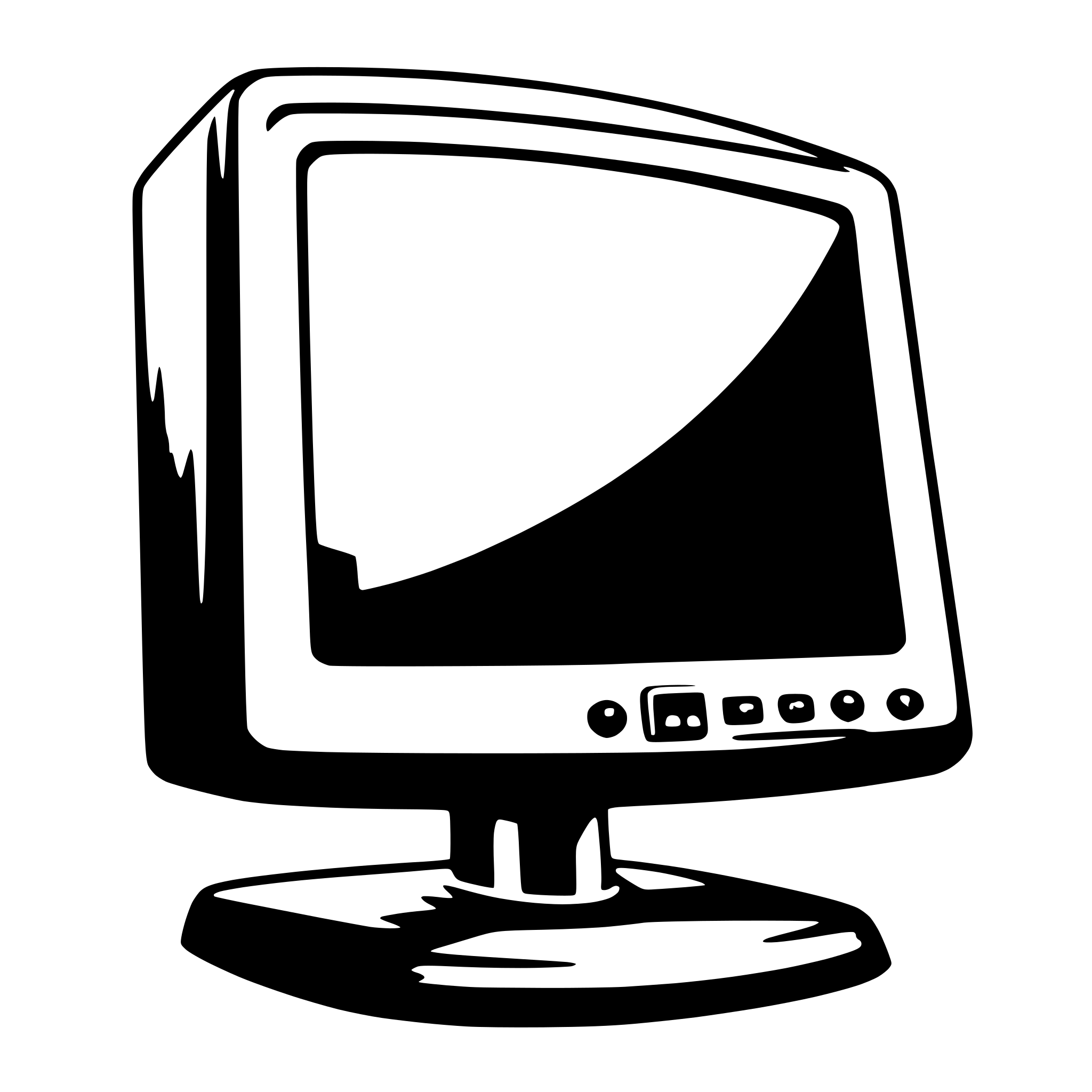 AI-generated SVG of a computer monitor