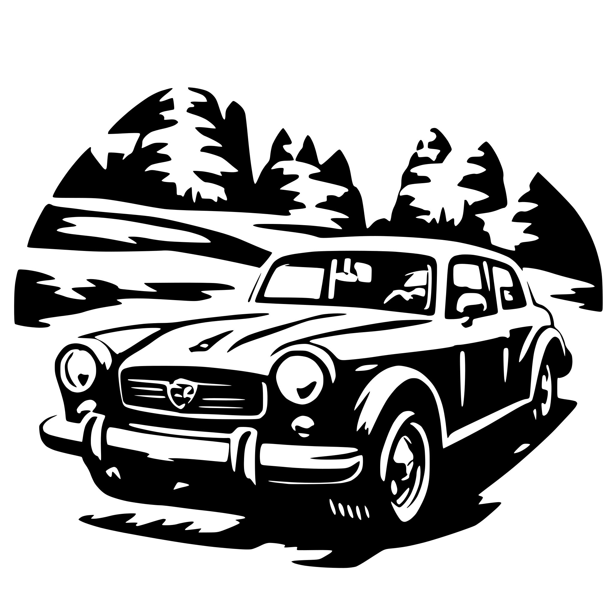 AI-generated SVG of 'cars'