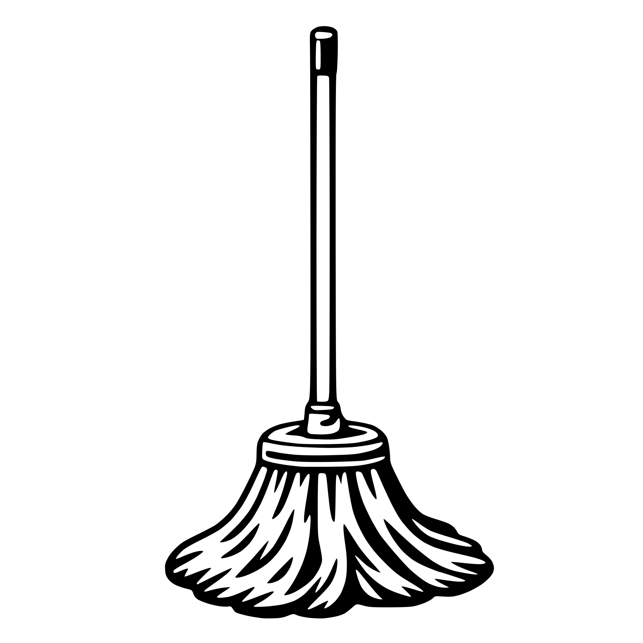 AI-generated SVG of 'mop'
