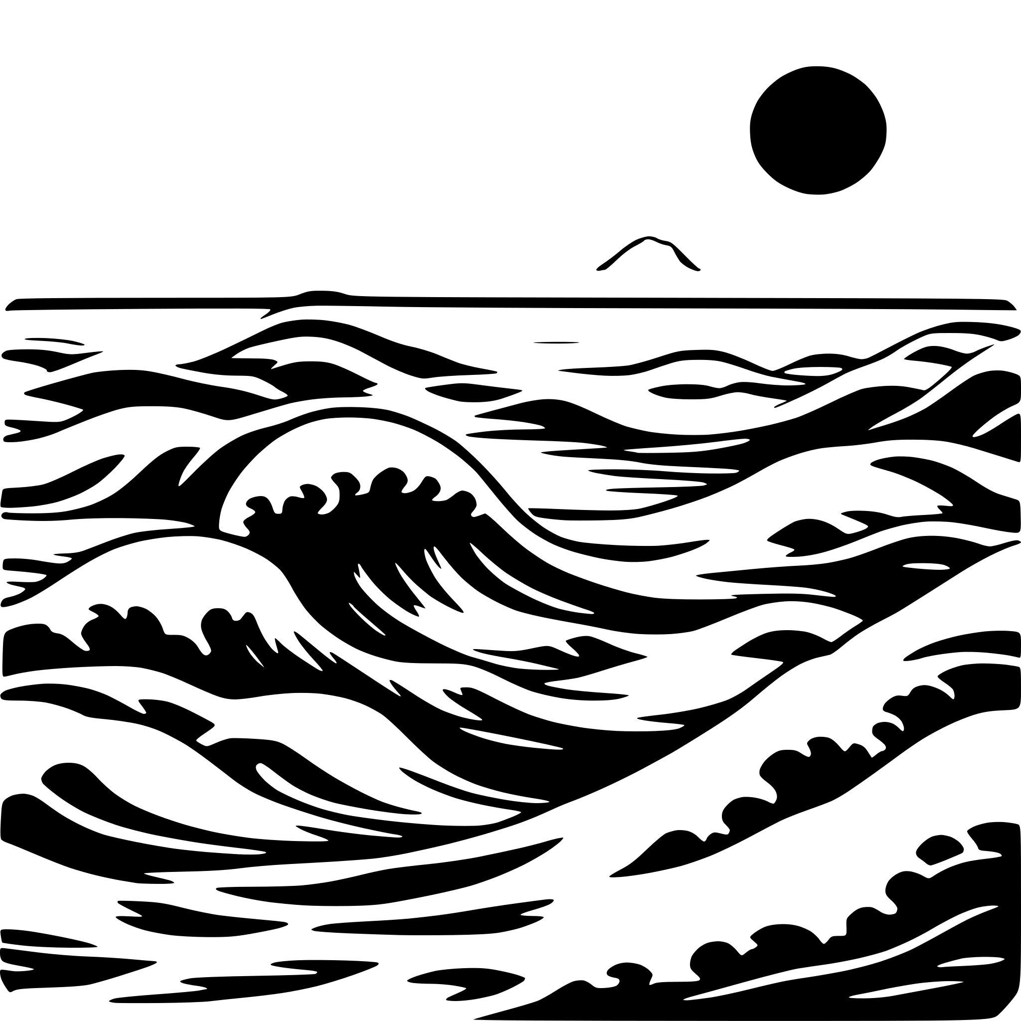 AI-generated SVG of a japanese style wave pattern