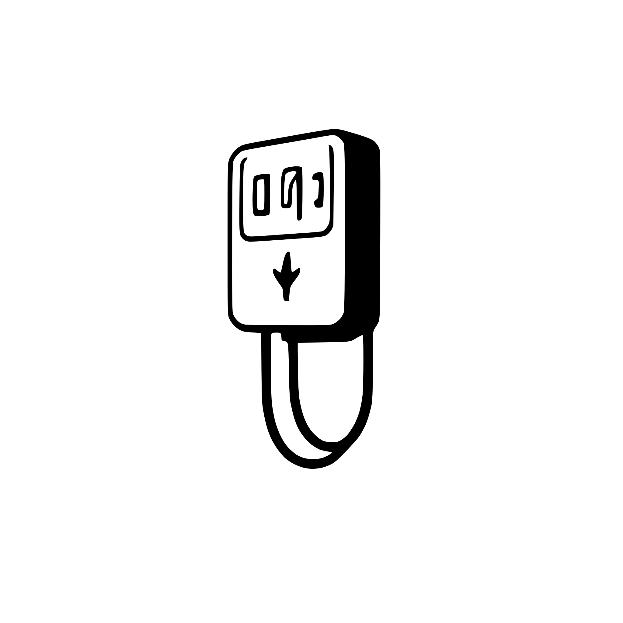 AI-generated SVG of 'electric plug with socket'