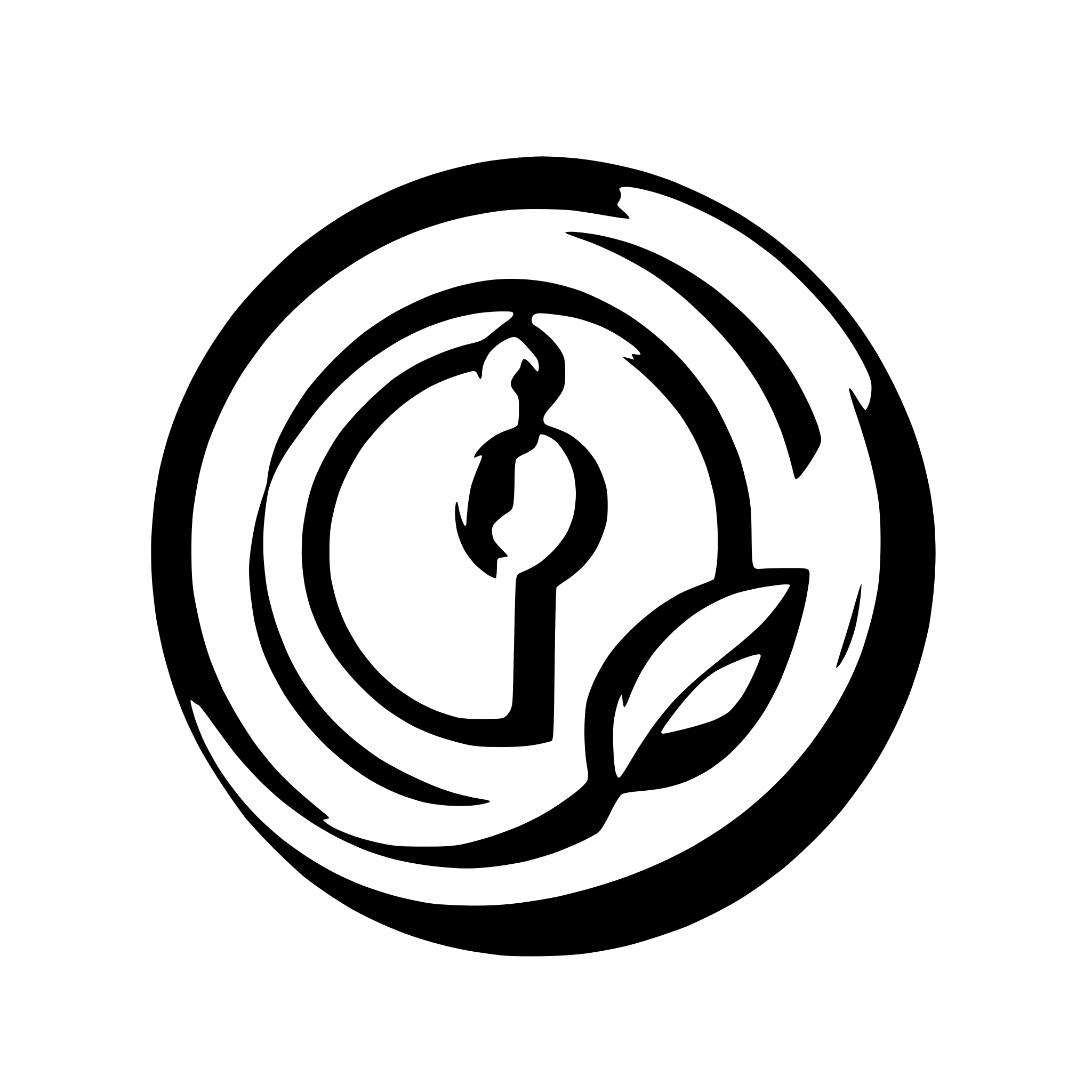 AI-generated SVG of a stylized keyhole with circular shape