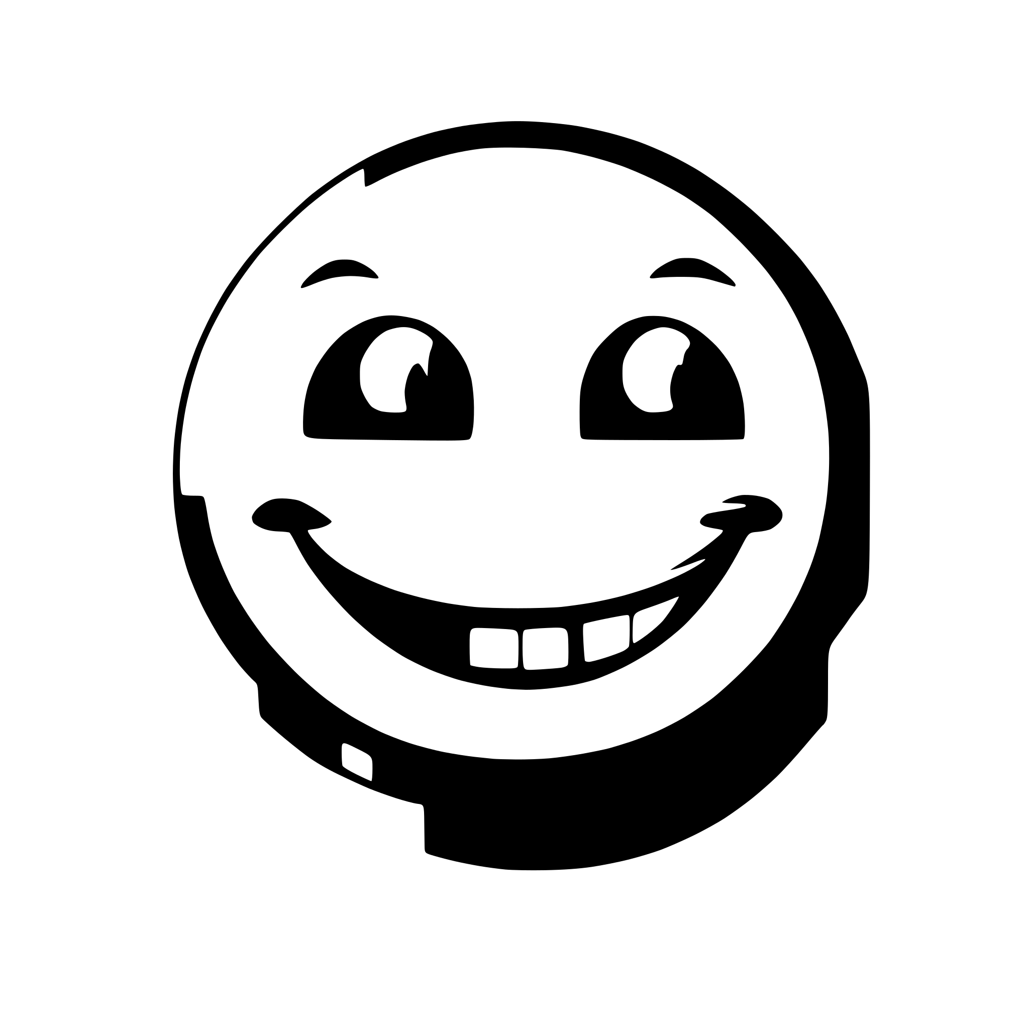AI-generated SVG of 'a smiley made of cubes'