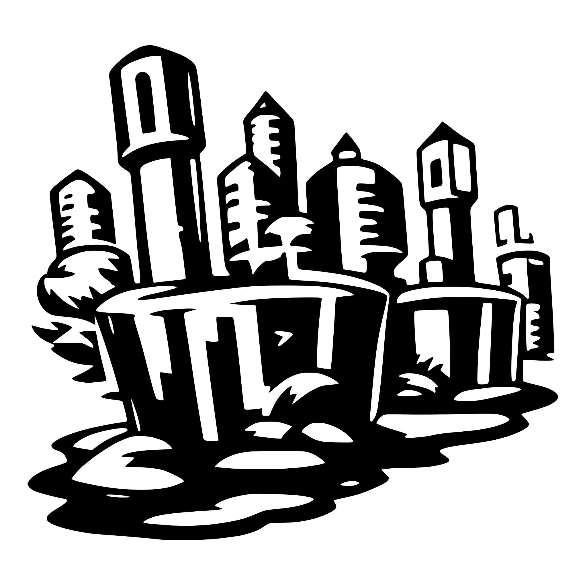 AI-generated SVG of a graffitty