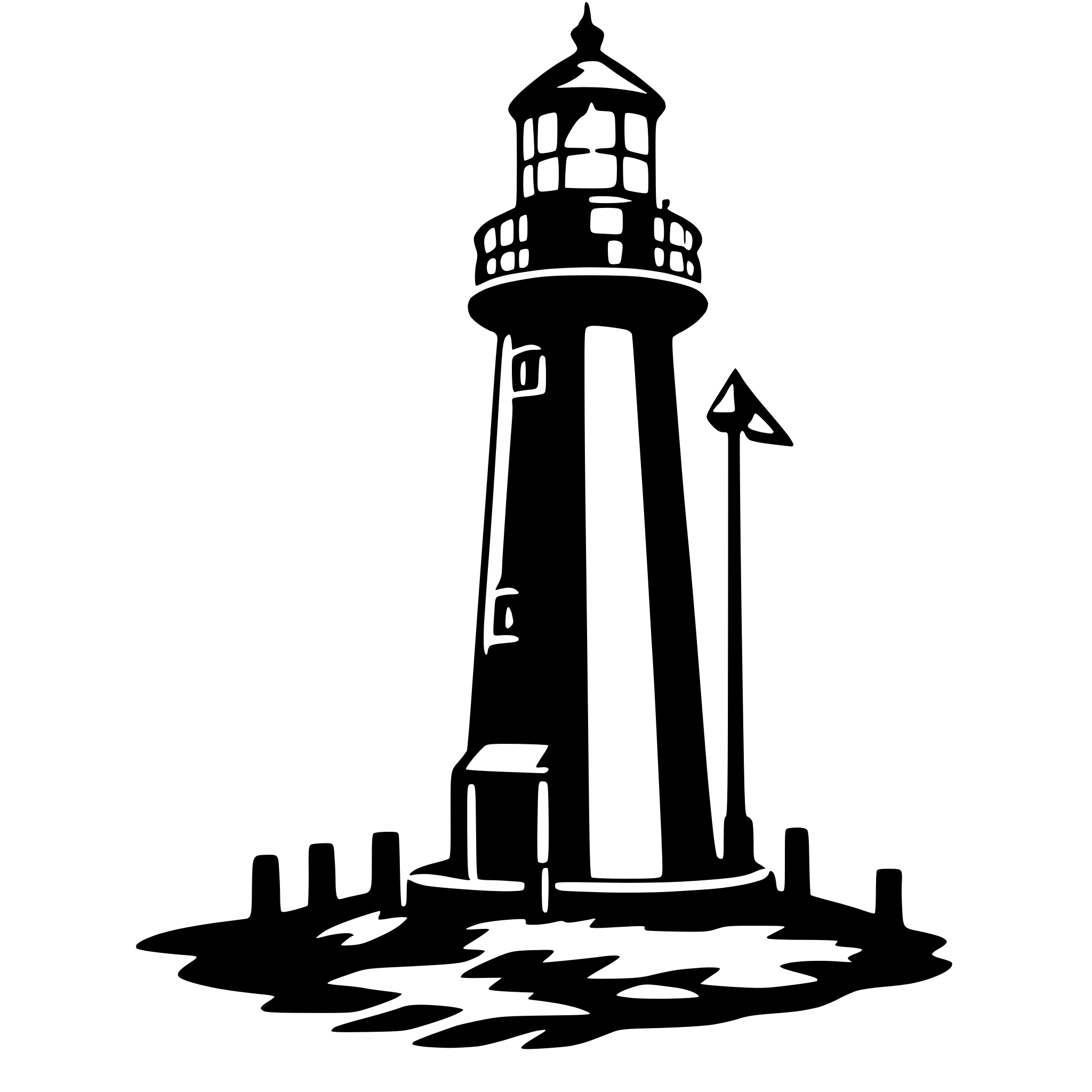 AI-generated SVG of 'lighthouse beam'
