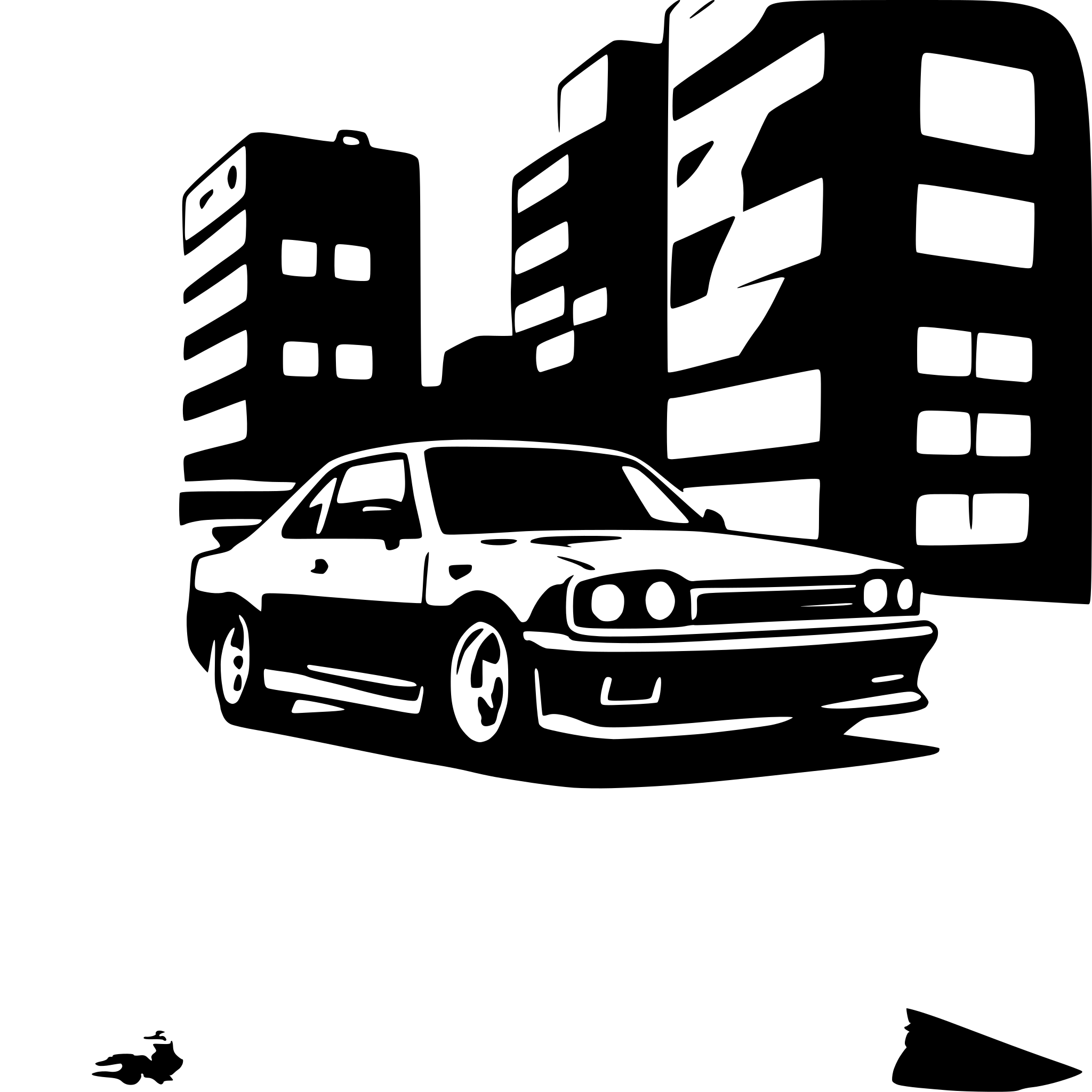 AI-generated SVG of 'toyota drifting car city background'